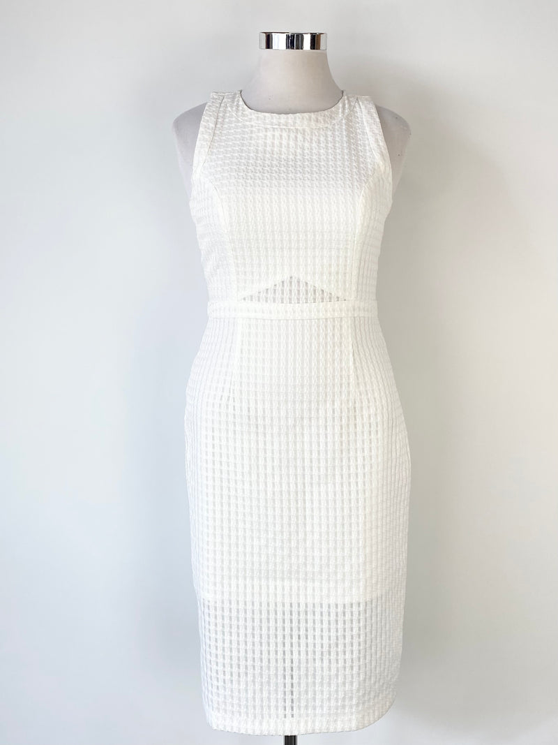 Thurley Sheer Textured Midi Dress - AU12
