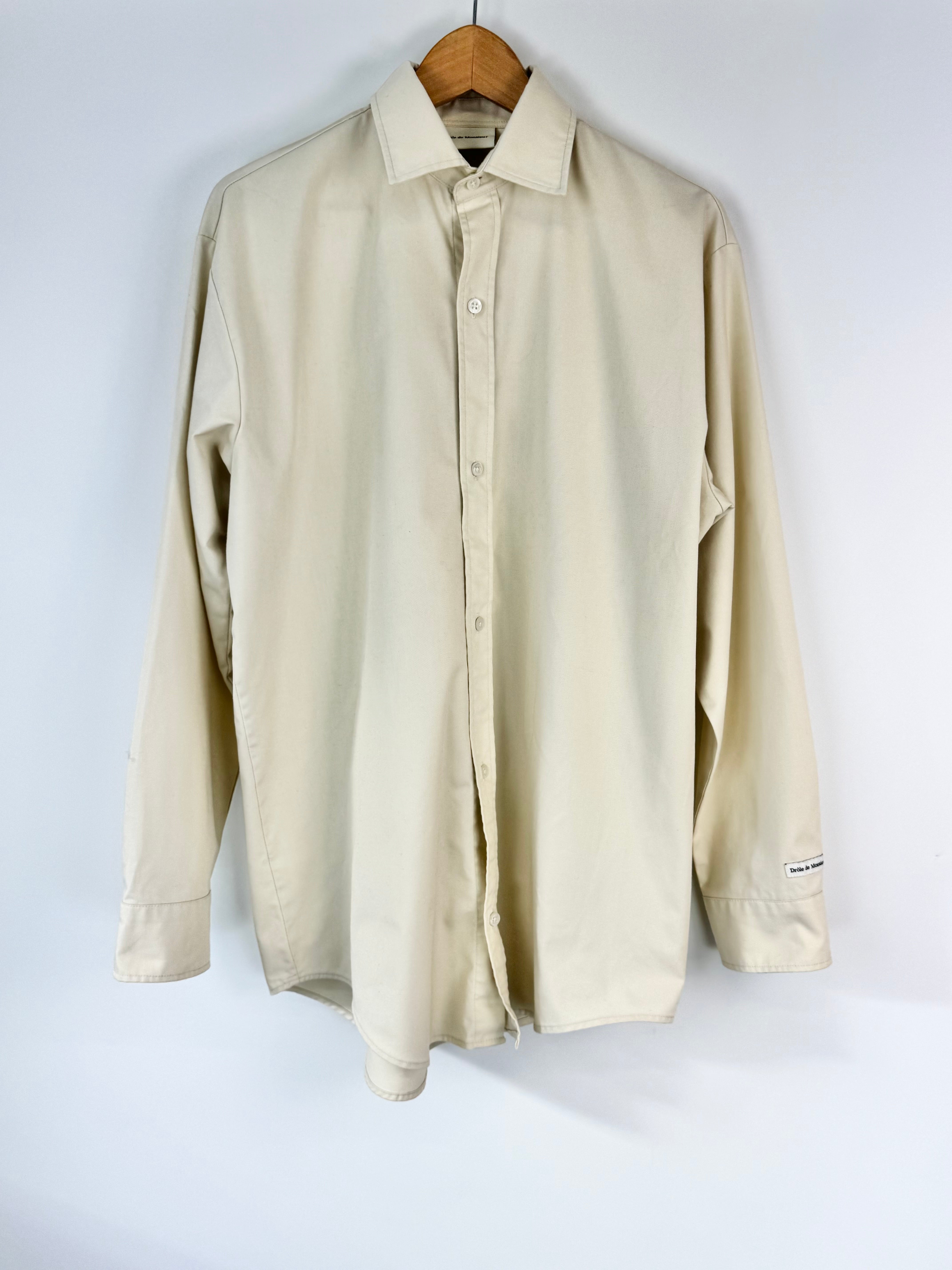 Drôle De Monsieur Cream 'Not from Paris Madam' Shirt -  M