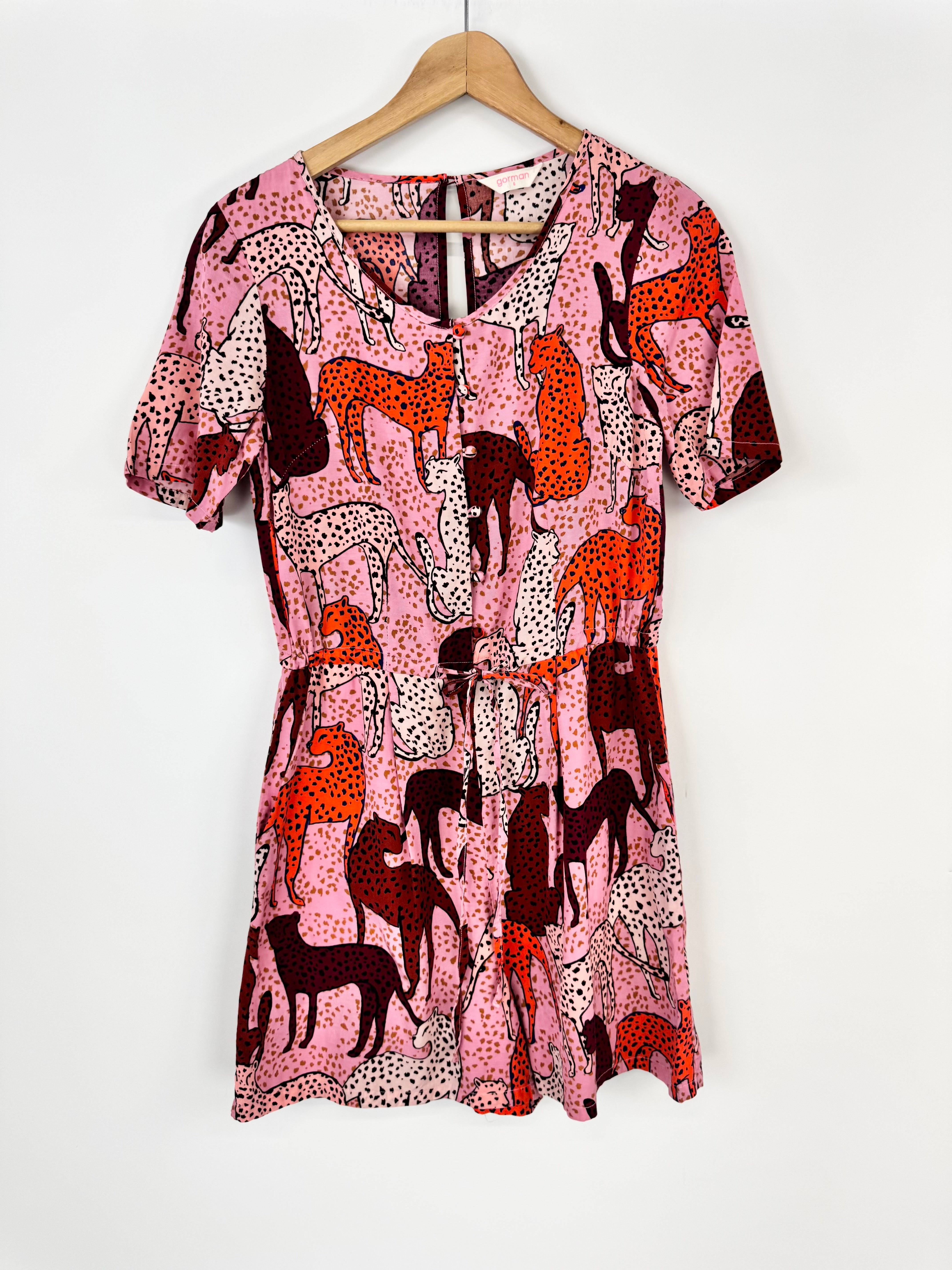 Gorman 'Feline Fine' Pink Playsuit - AU6