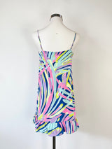 Lilly Pulitzer Colourful Silk Slip Dress - AU8