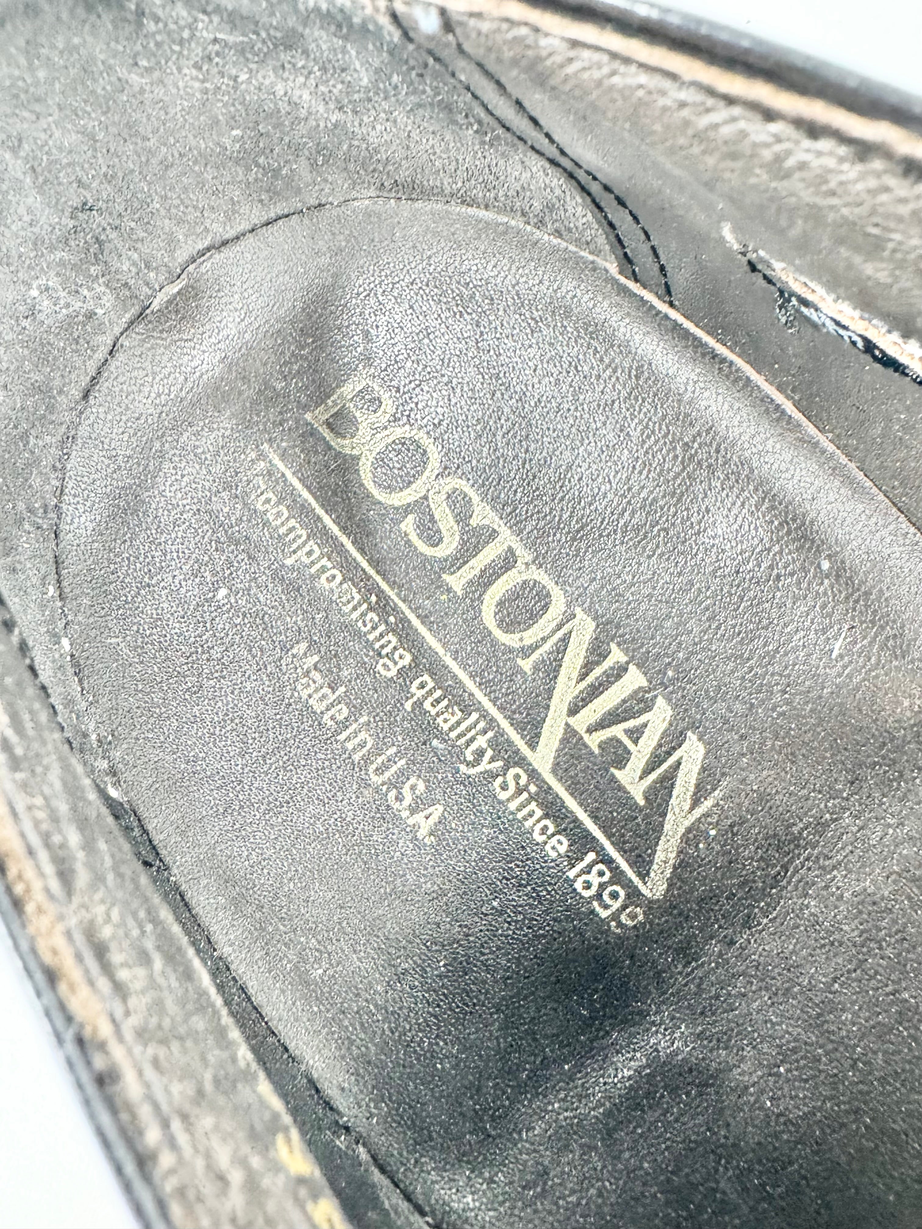 Bostonian Black Leather Brogues - 9.5