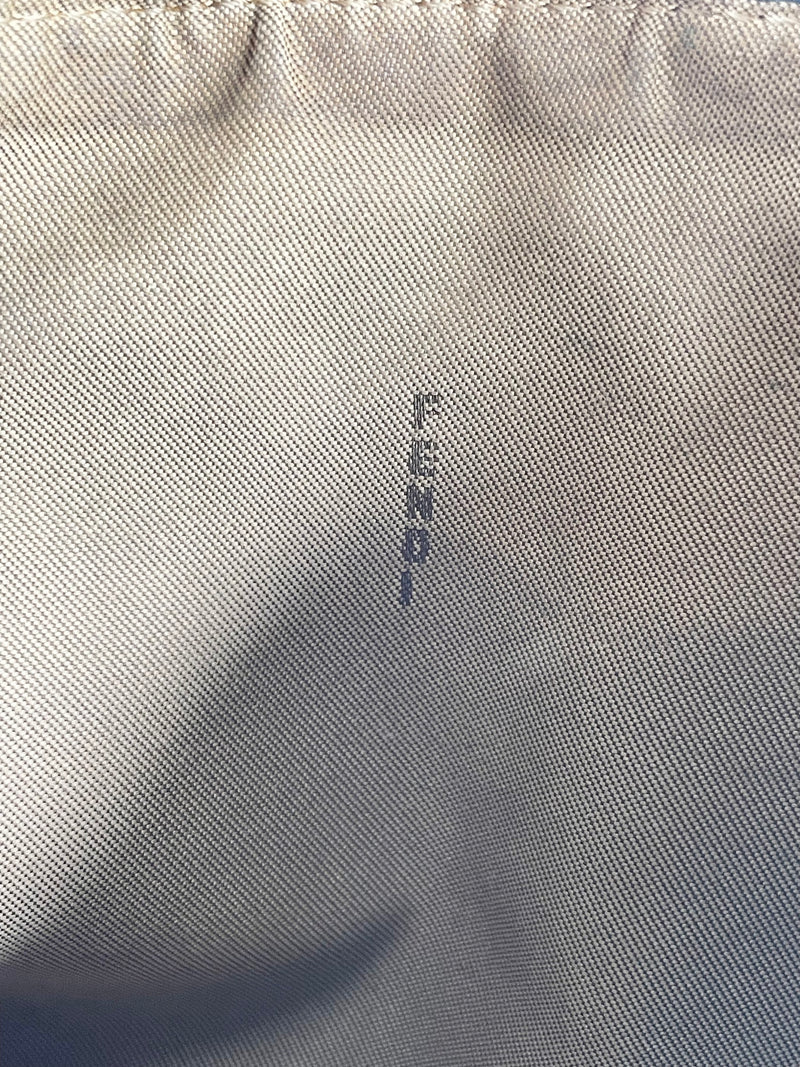 Fendi Zucchino Monogrammed Denim Mini Bag