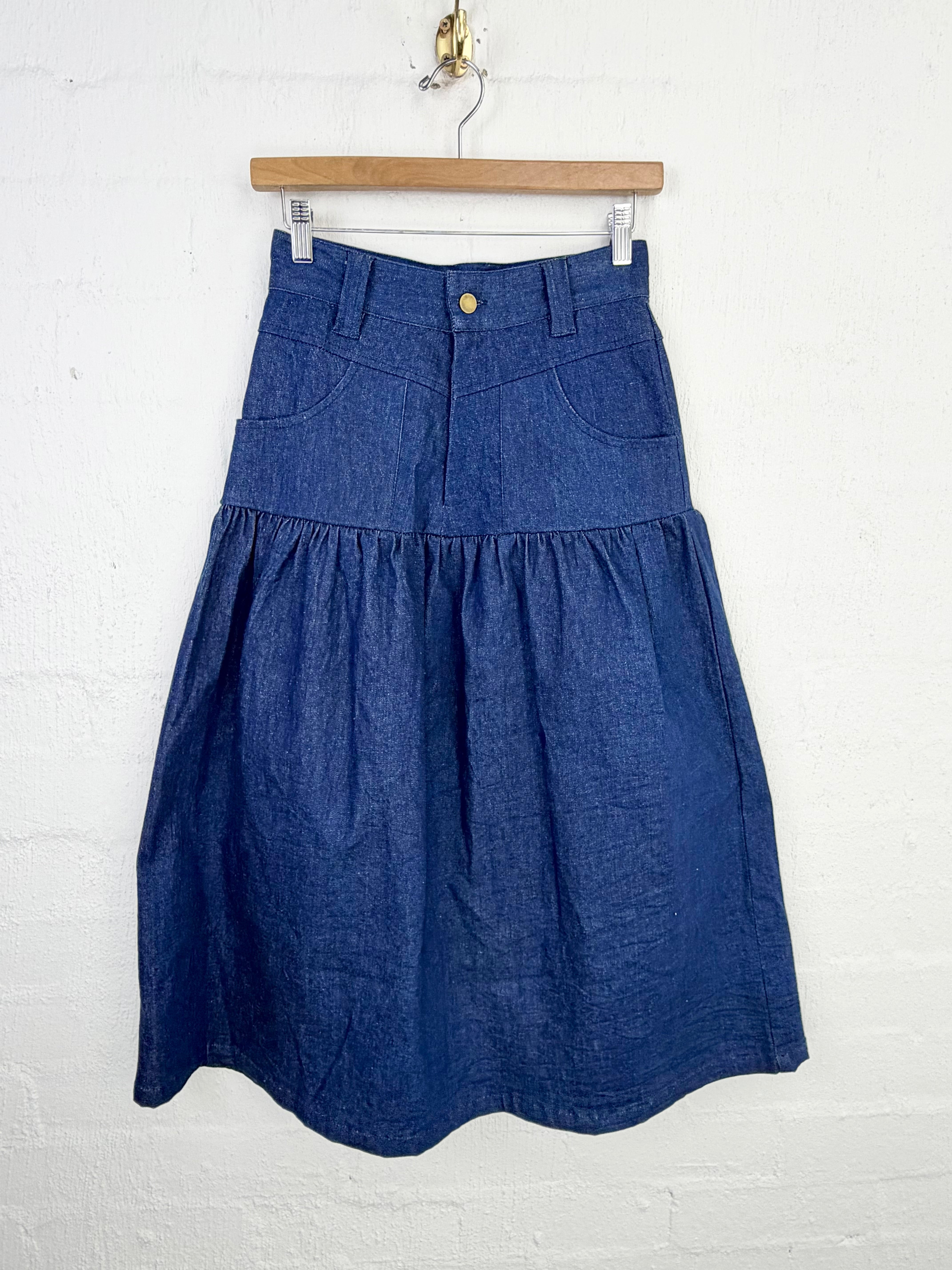 Leonard Street Blue Denim Skirt NWT- AU6
