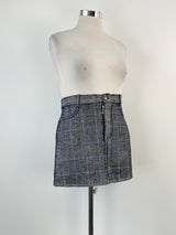 Dion Lee Tweed Wool-Blend Mini Skirt - AU14