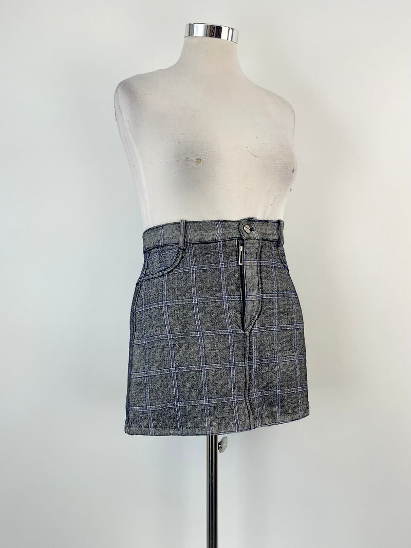 Dion Lee Tweed Wool-Blend Mini Skirt - AU14