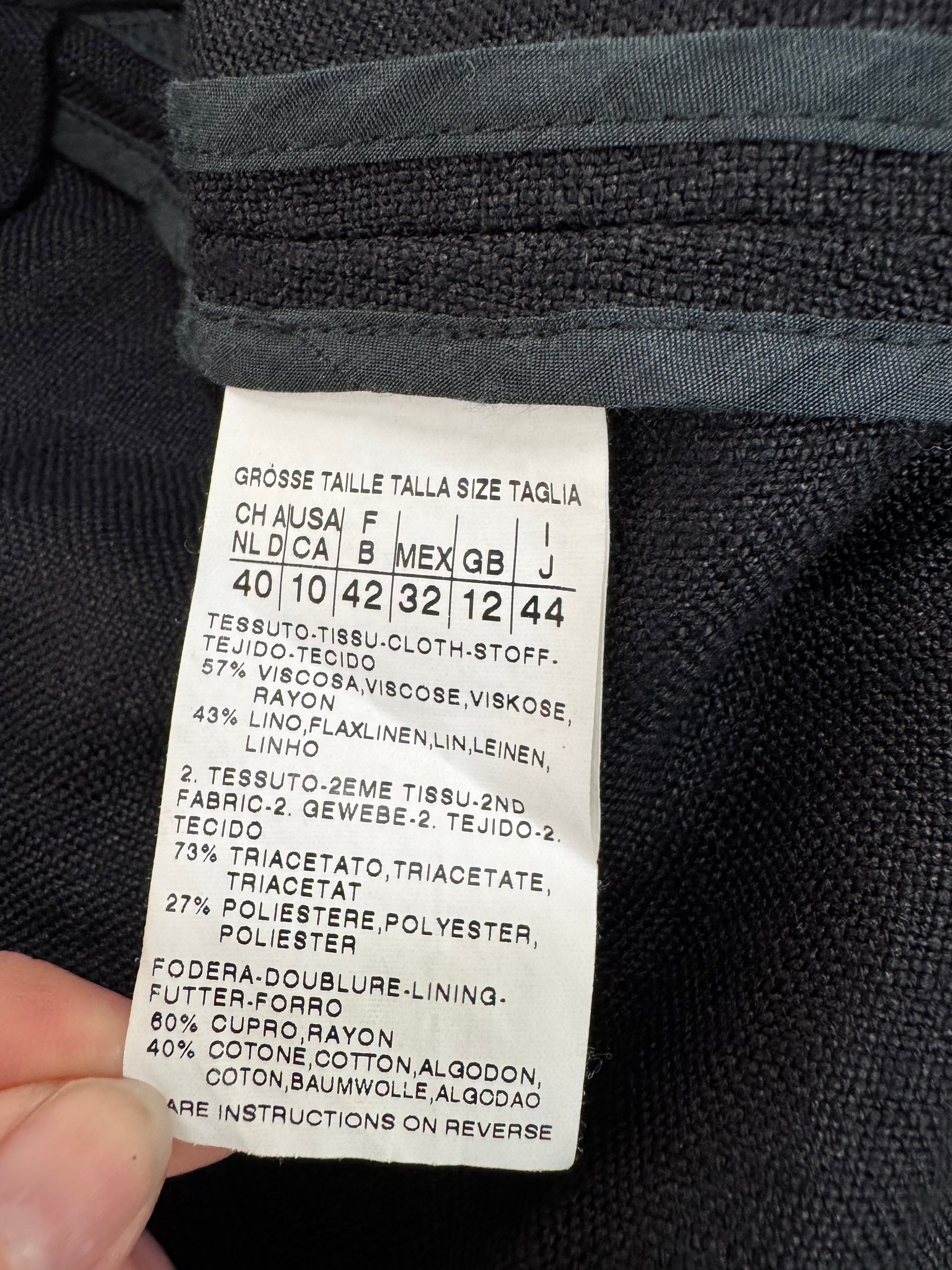 Max Mara Navy and Black Blazer - AU12