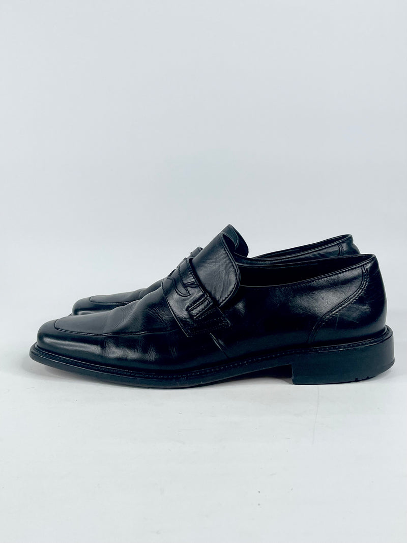 Lloyd Extraweit Black Leather 'Konak' Loafers - EU40.5