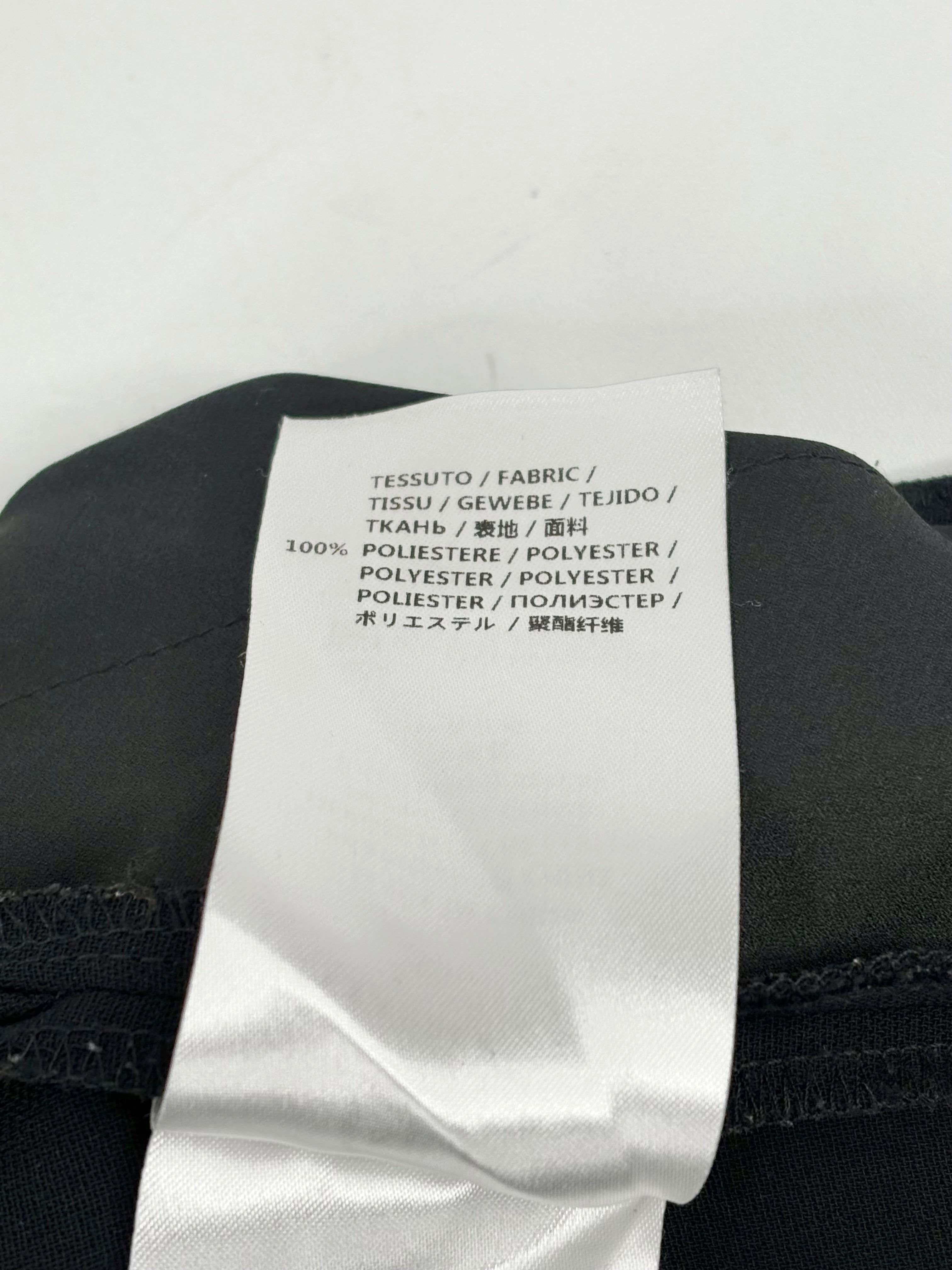 McQ Alexander McQueen Black Pleat Wide-Leg 3/4 Pant - AU10/12