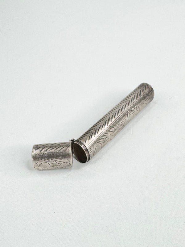 Vintage Silverplated Toothpick Case