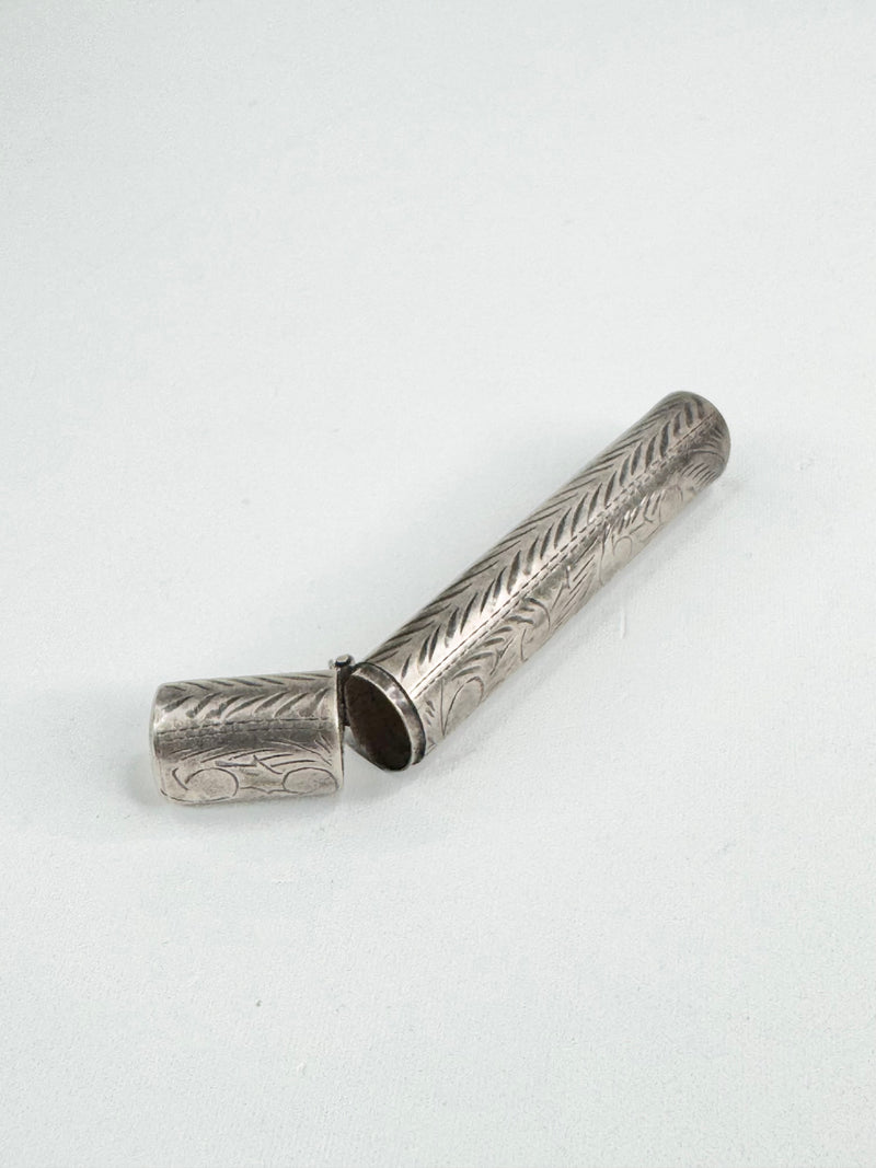 Vintage Silverplated Toothpick Case