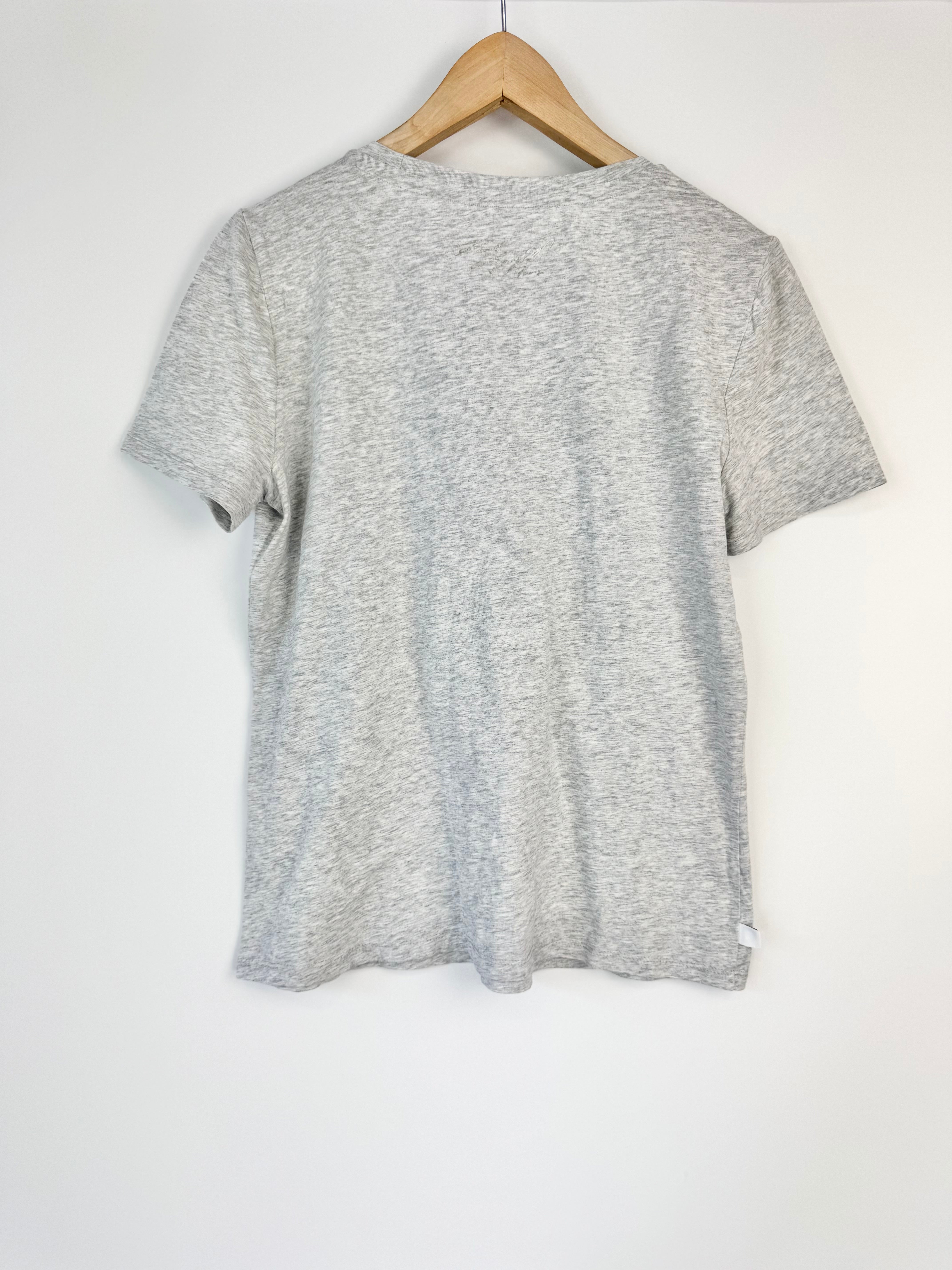 Karl Lagerfeld Grey Sunglasses Embellished Stretchy T-Shirt - AU8/10