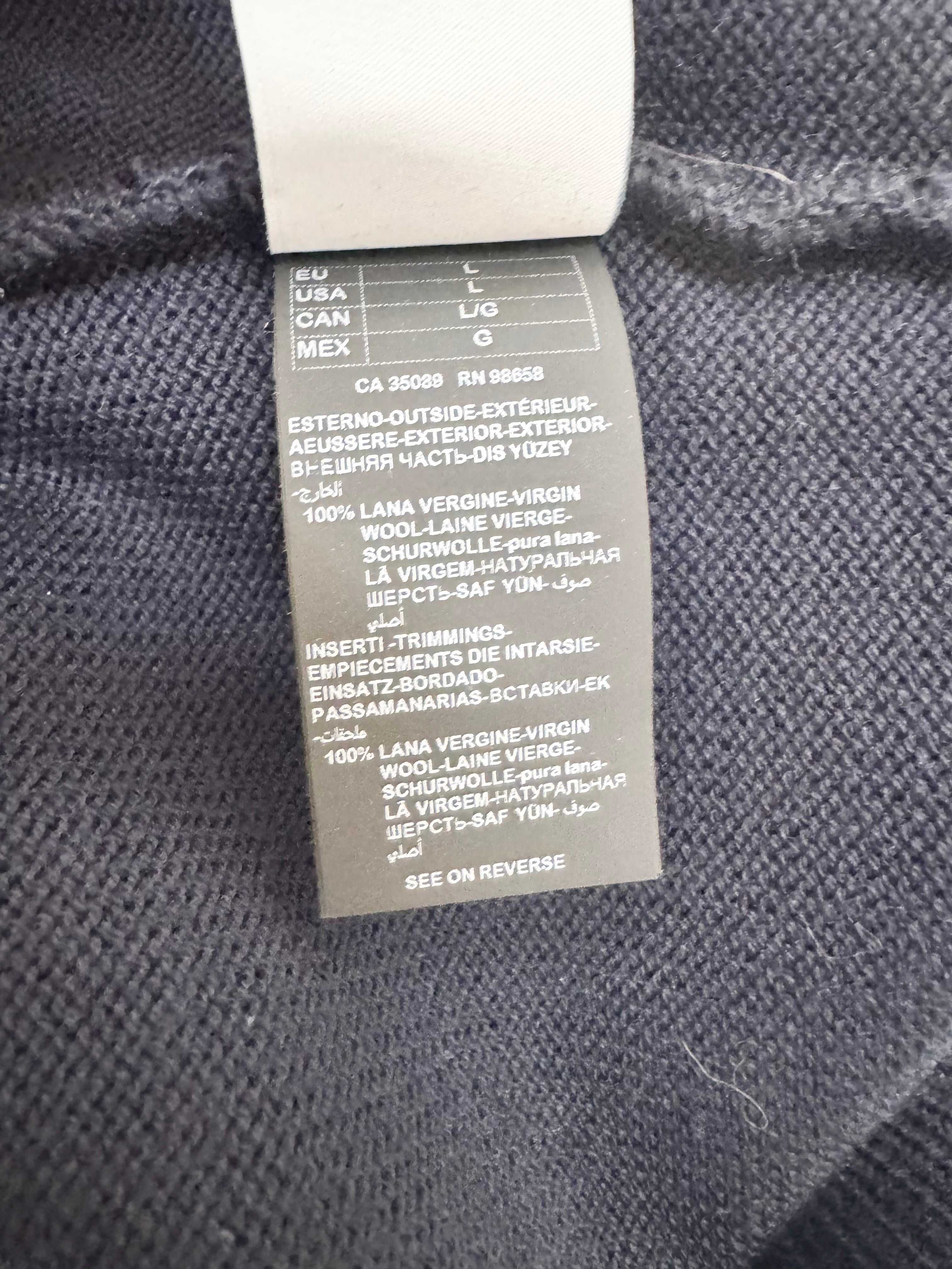 Paul Shark Deep Navy Wool Sweater - L