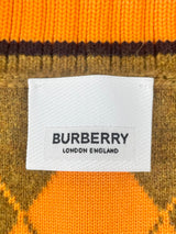 Burberry Mackenzie Argyle Wool-Blend Sweater Vest - AU8/10