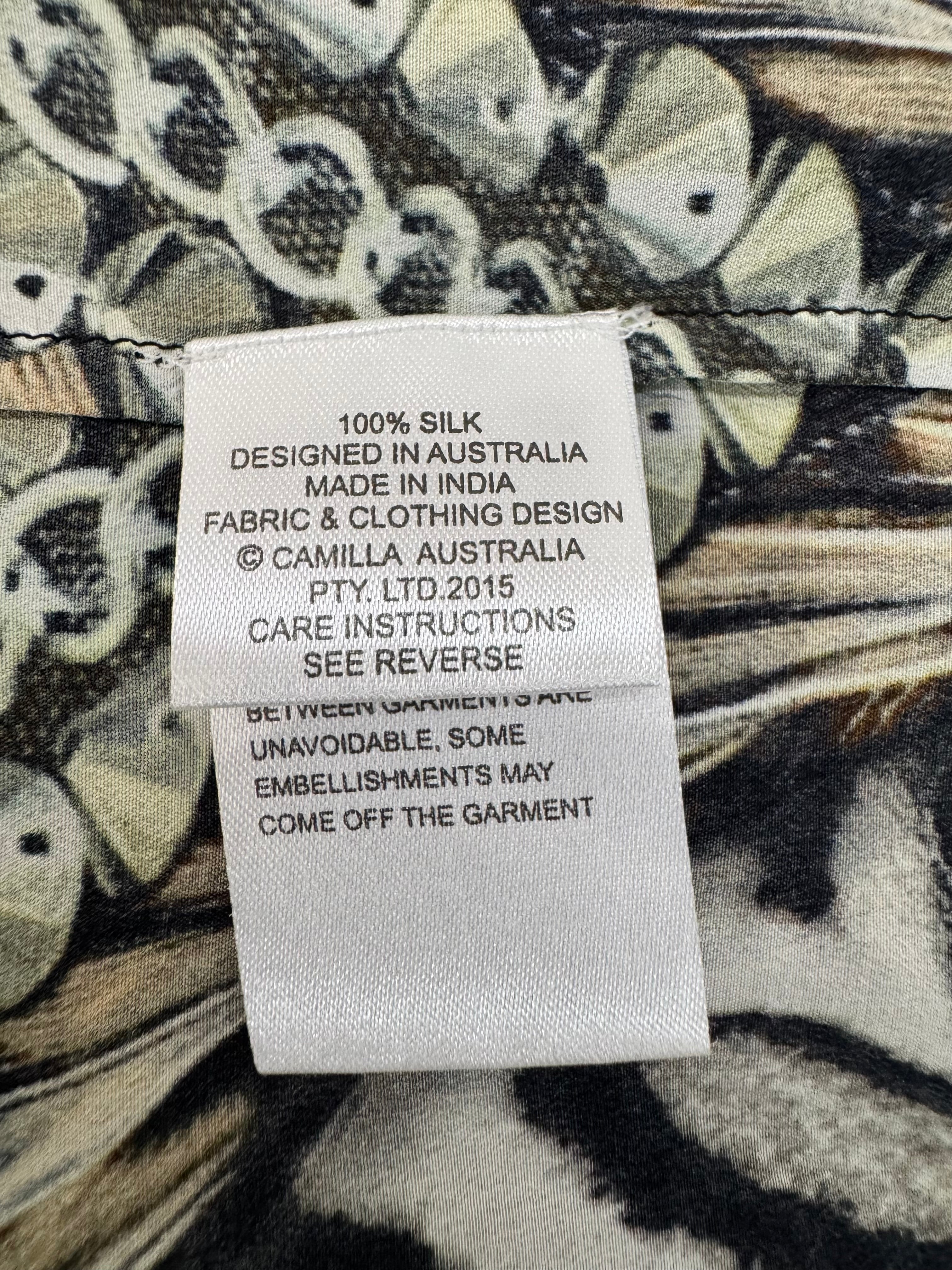 Camilla Maximalist Leopard Print Maxi Dress - AU8/10