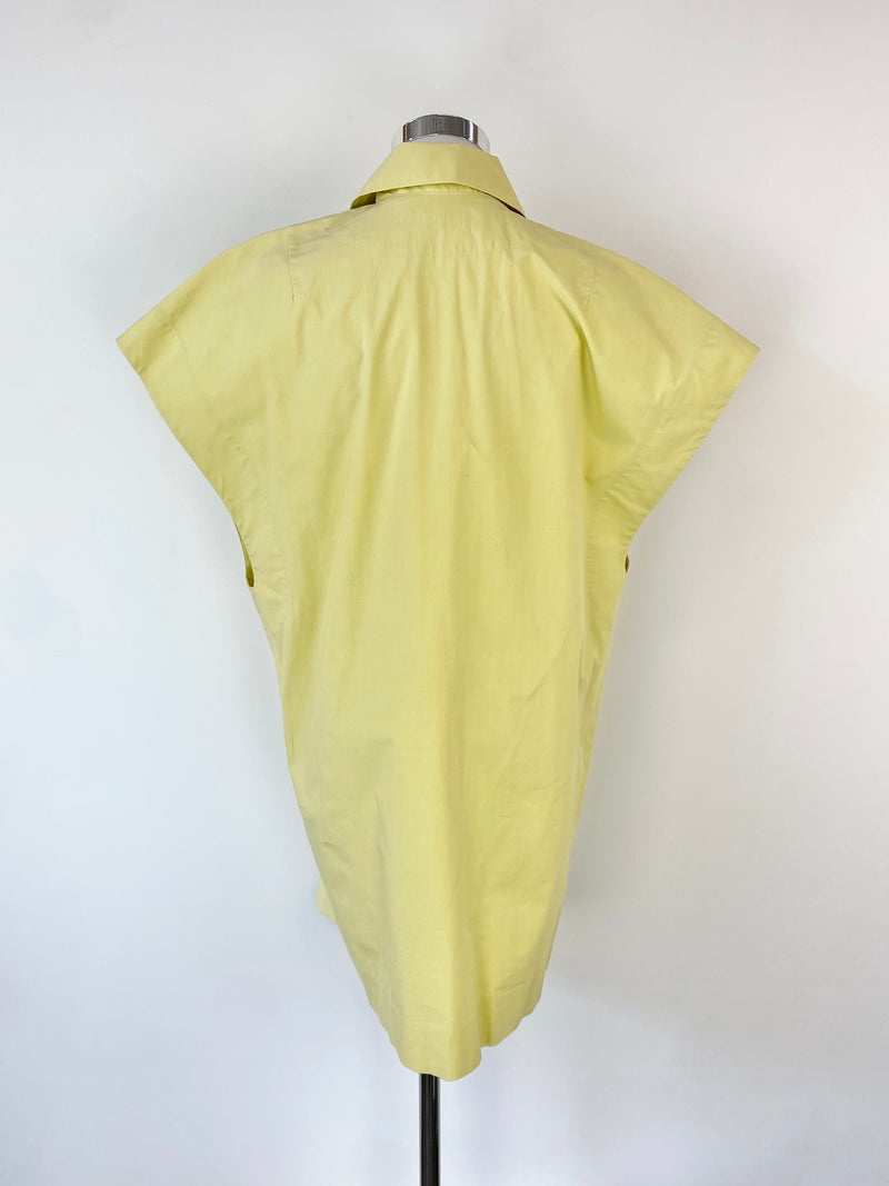 Dries van Noten Canary Yellow Cotton Tunic - AU10