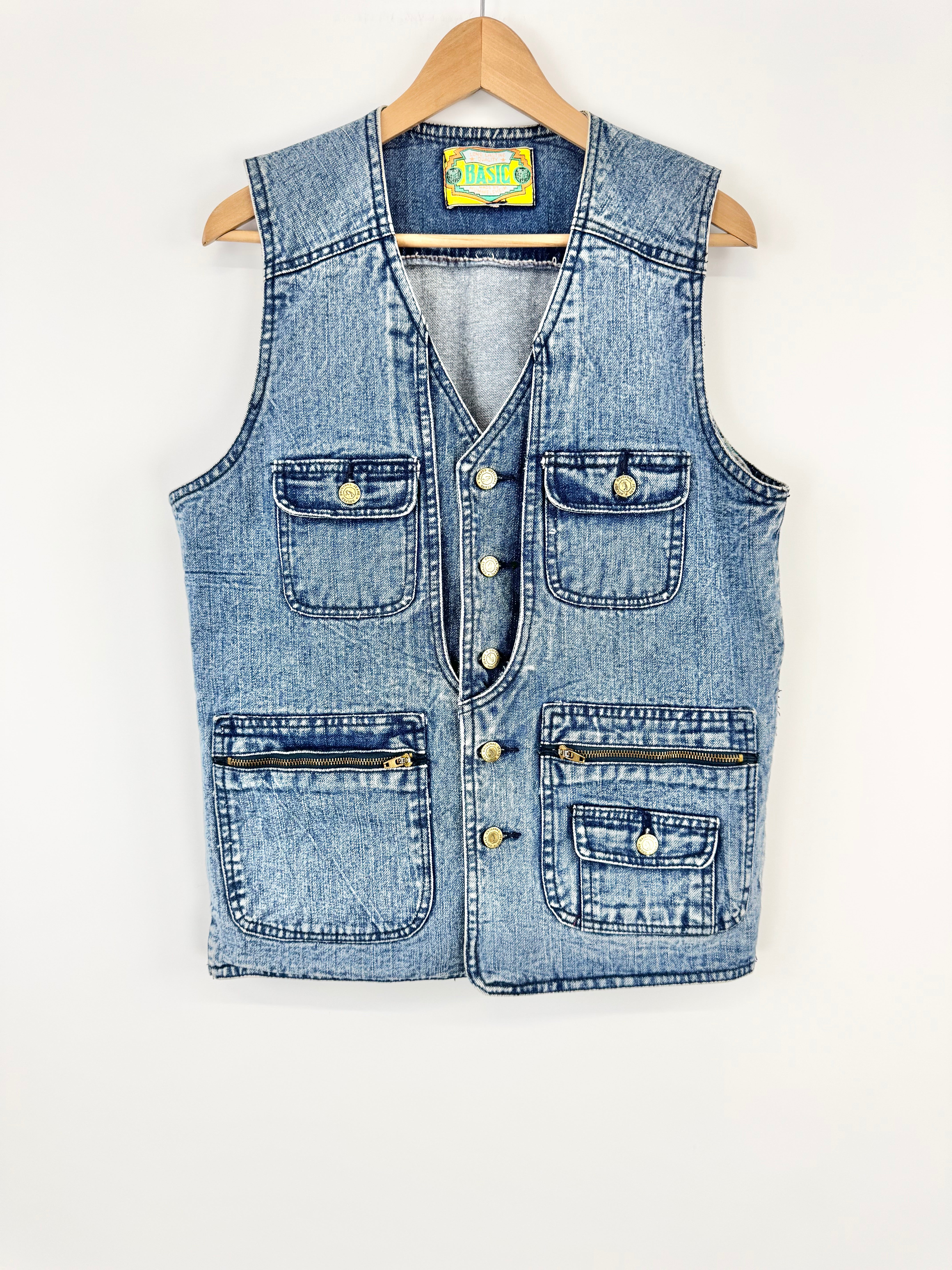 Vintage Hummelsheim Blue Denim Vest