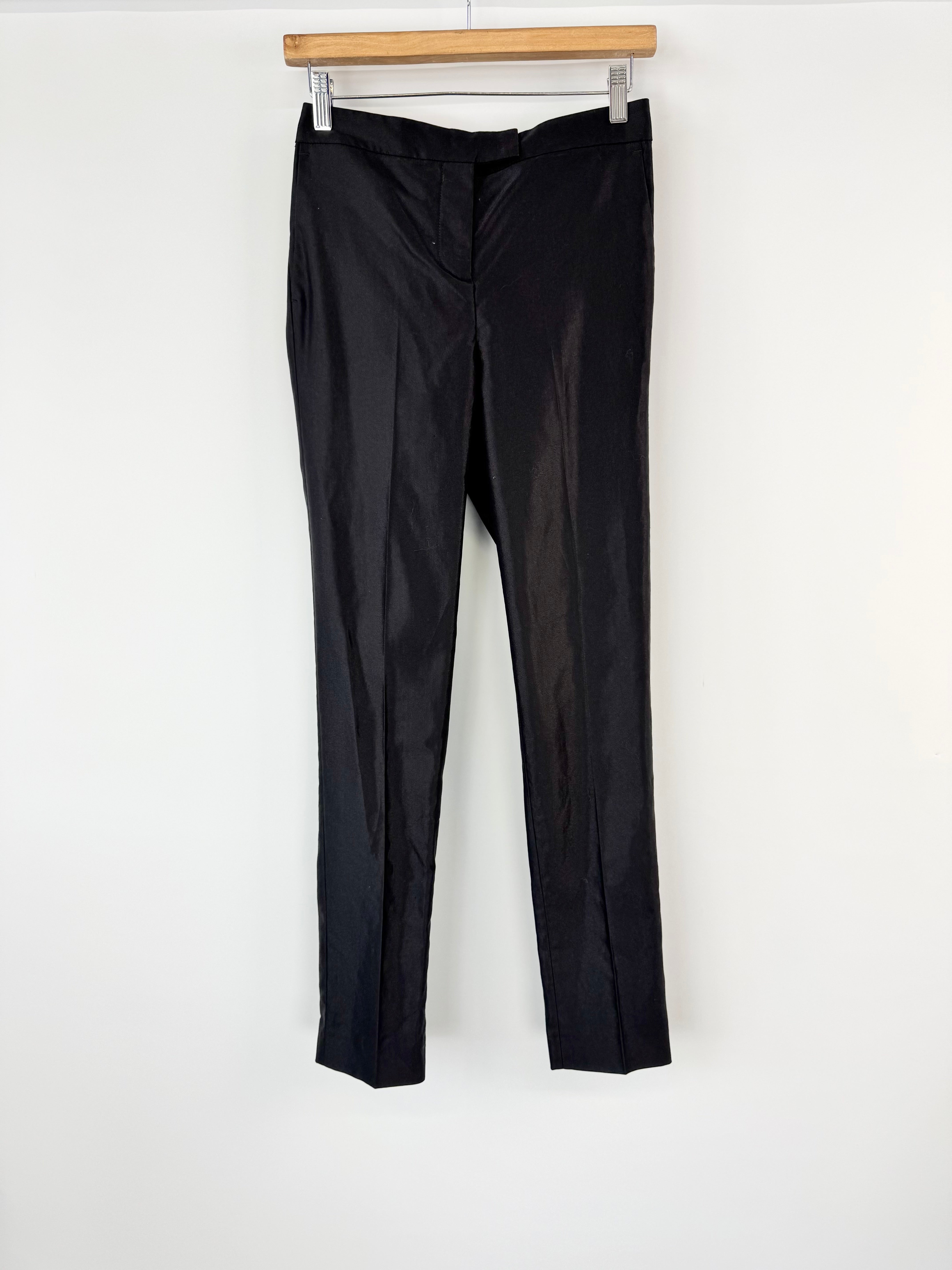 Coach Black Satin Shine Slacks - AU8