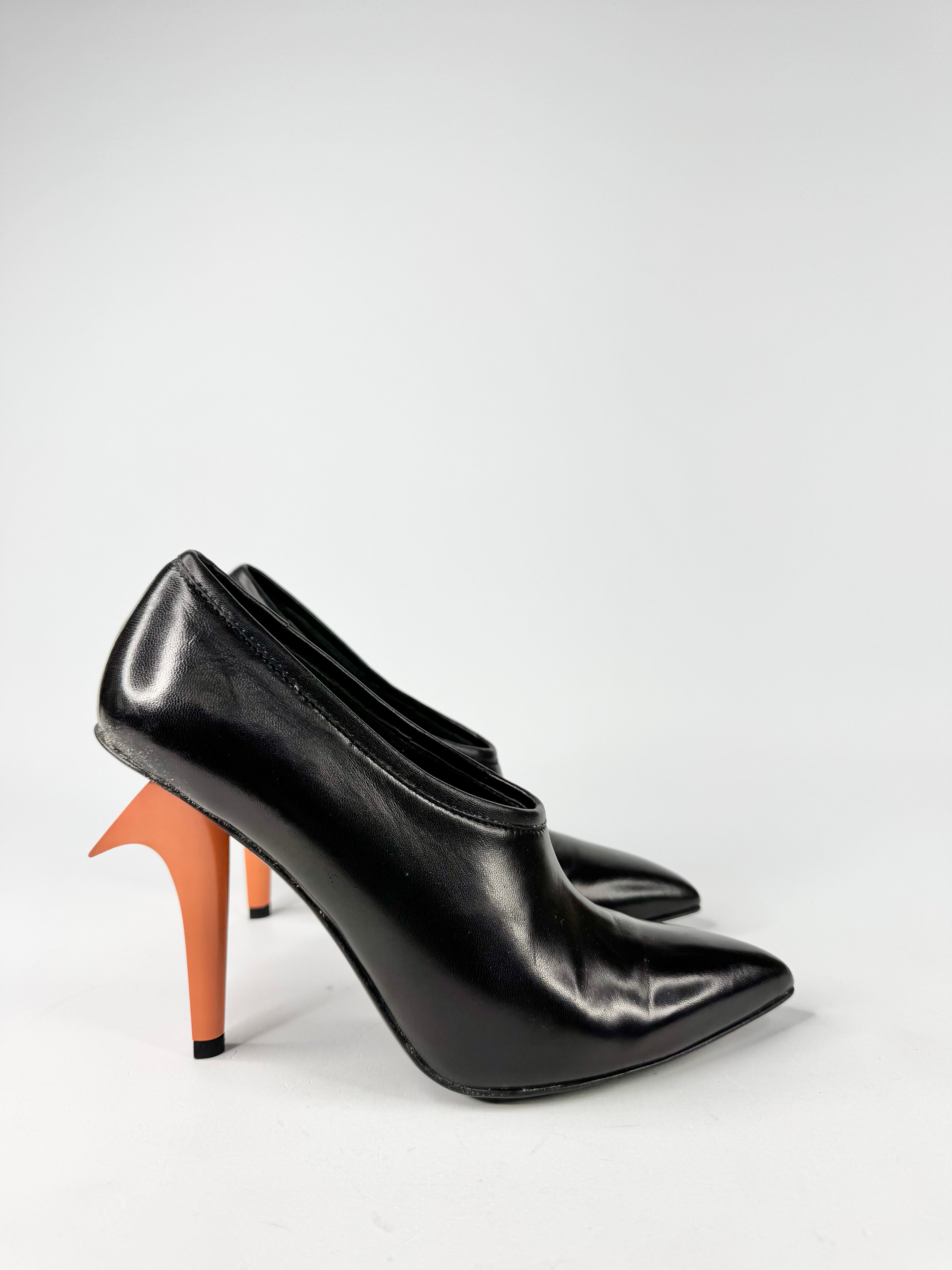 Acne Studios Black & Orange 'Jonelle' Pumps - EU35.5