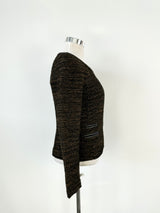 Husk Chocolate Honey Tweed Blazer - AU12