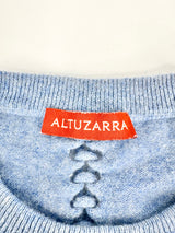 Altuzarra Winter Sky Blue Cashmere Twist Sweater - AU8/10