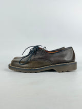 Dr. Martens Vintage Dark Brown 3-Eye Lace Up Shoes - EU36