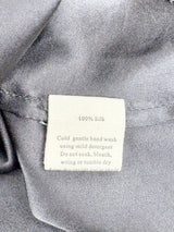 Lee Mathews Slate Grey Silk Blouse - AU8