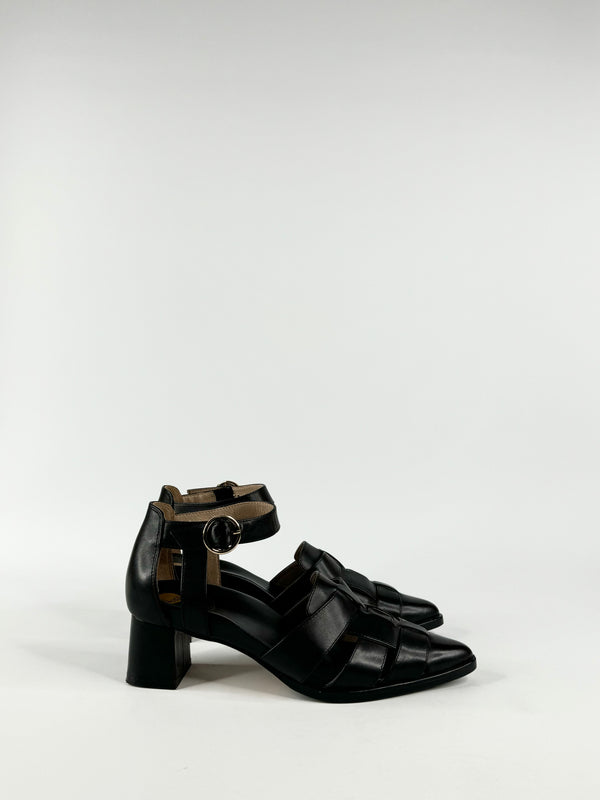 Bared Black Pardusco Sandals - EU39