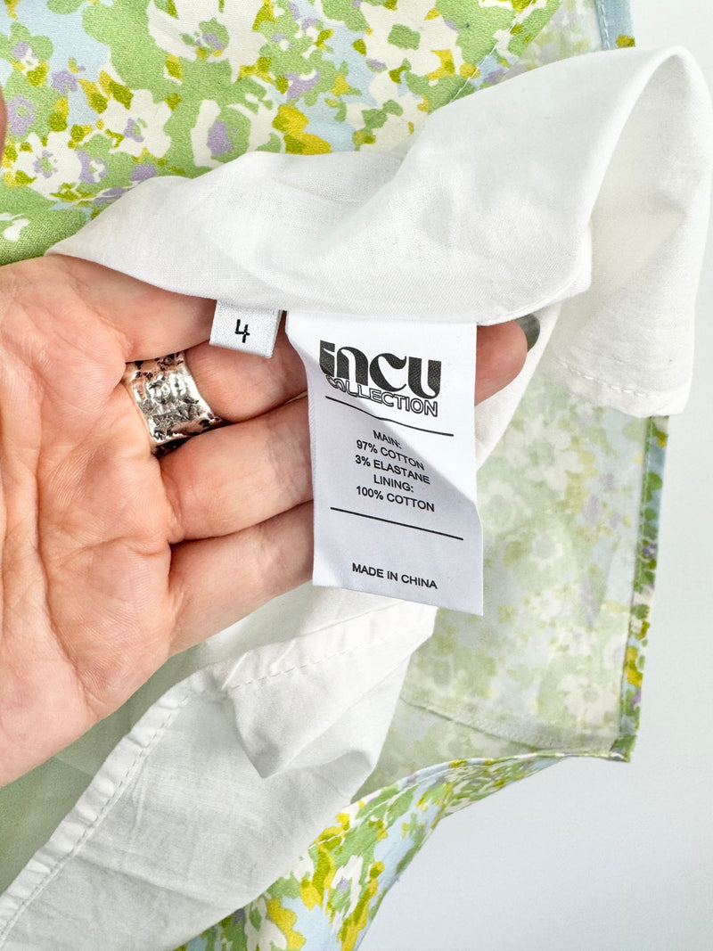 Incu Collection Blue & Green Summer Dress - AU4