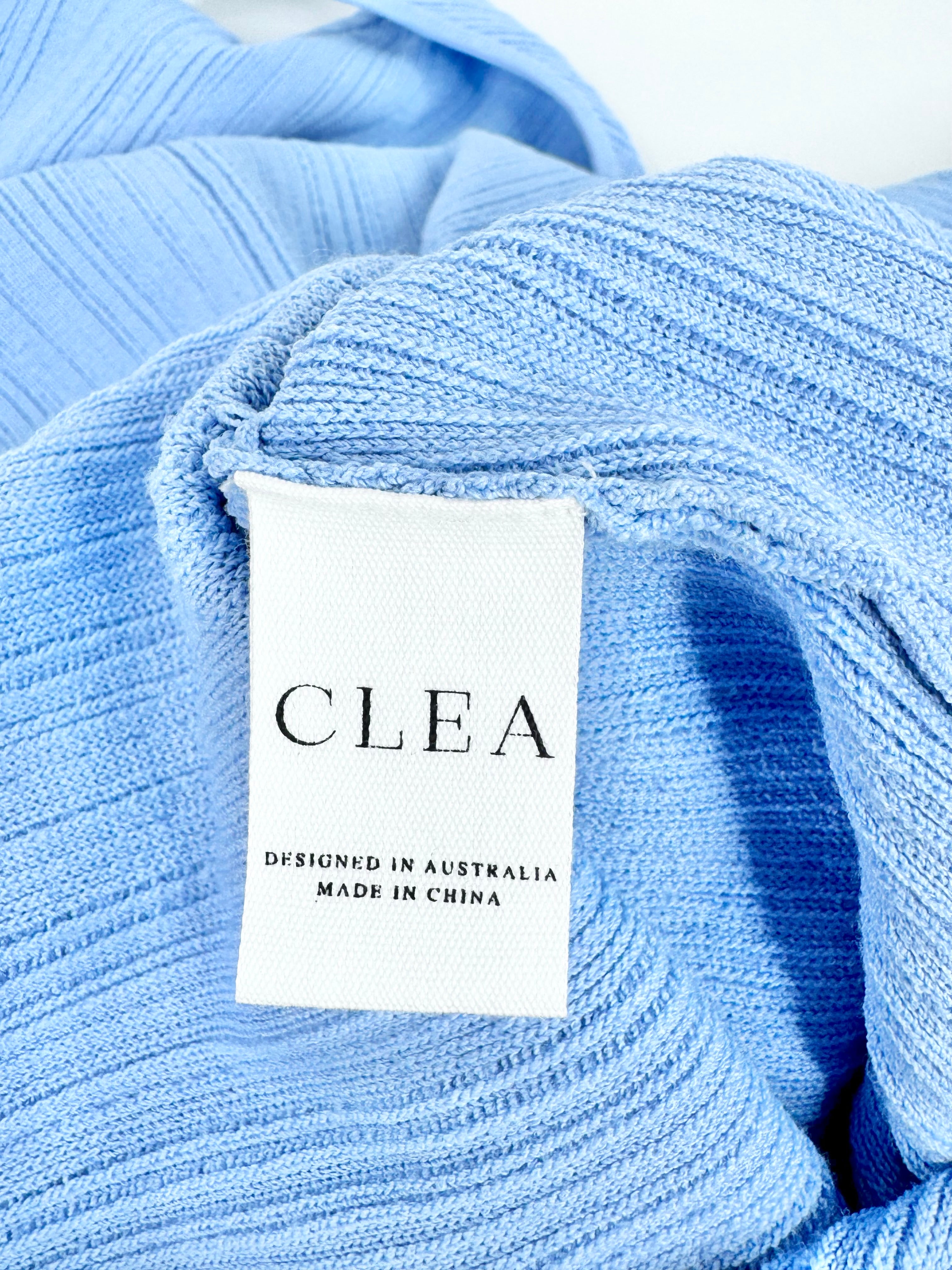 Clea Perwinkle Blue Knit Maxi Dress - AU8/10