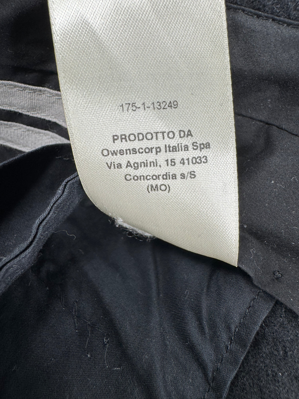 Rick Owens Season 19 Larry Black Wool Capris - AU10