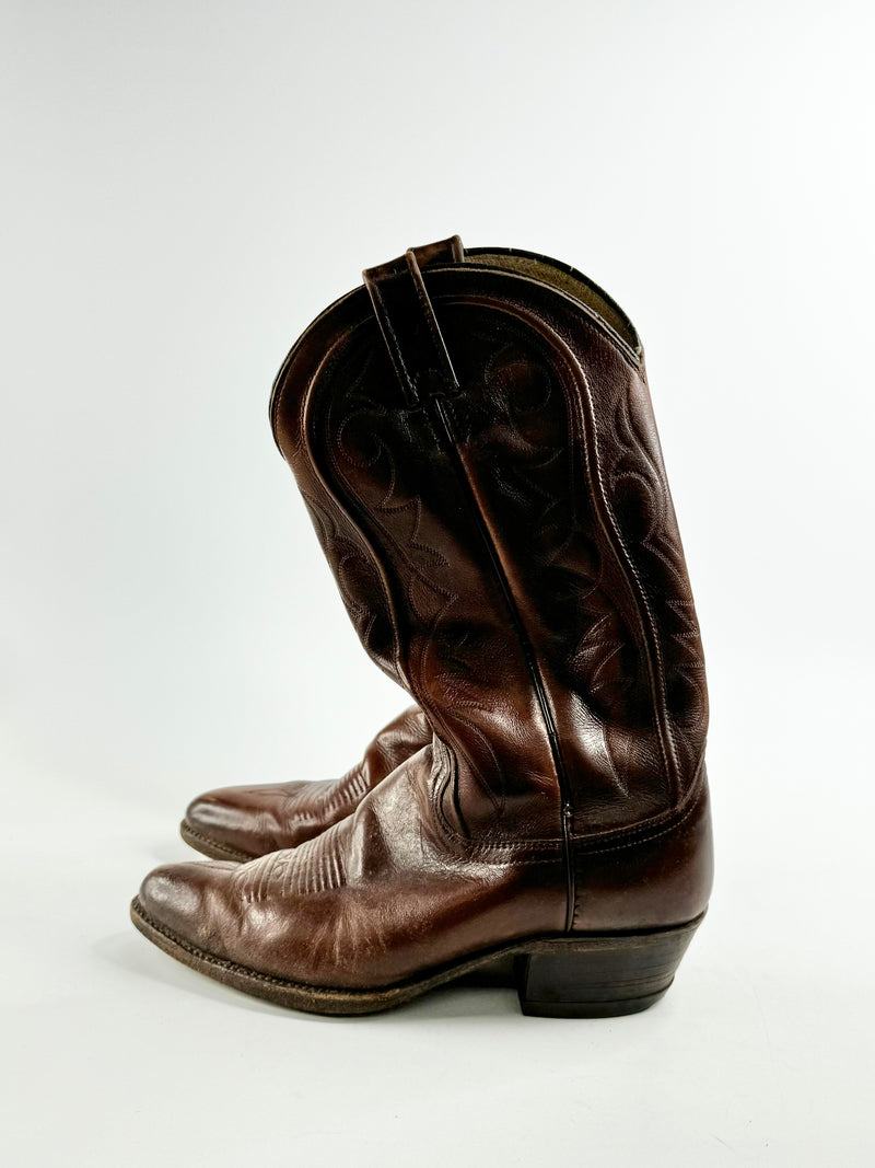 Vintage Dan Post Cowboy Boots - 7