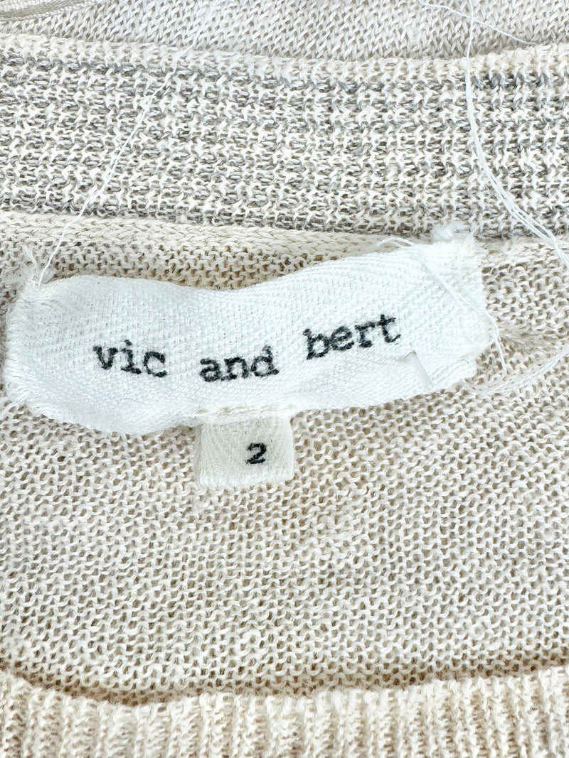 Vic + Bert Pale Orange Knitwear Top - AU8