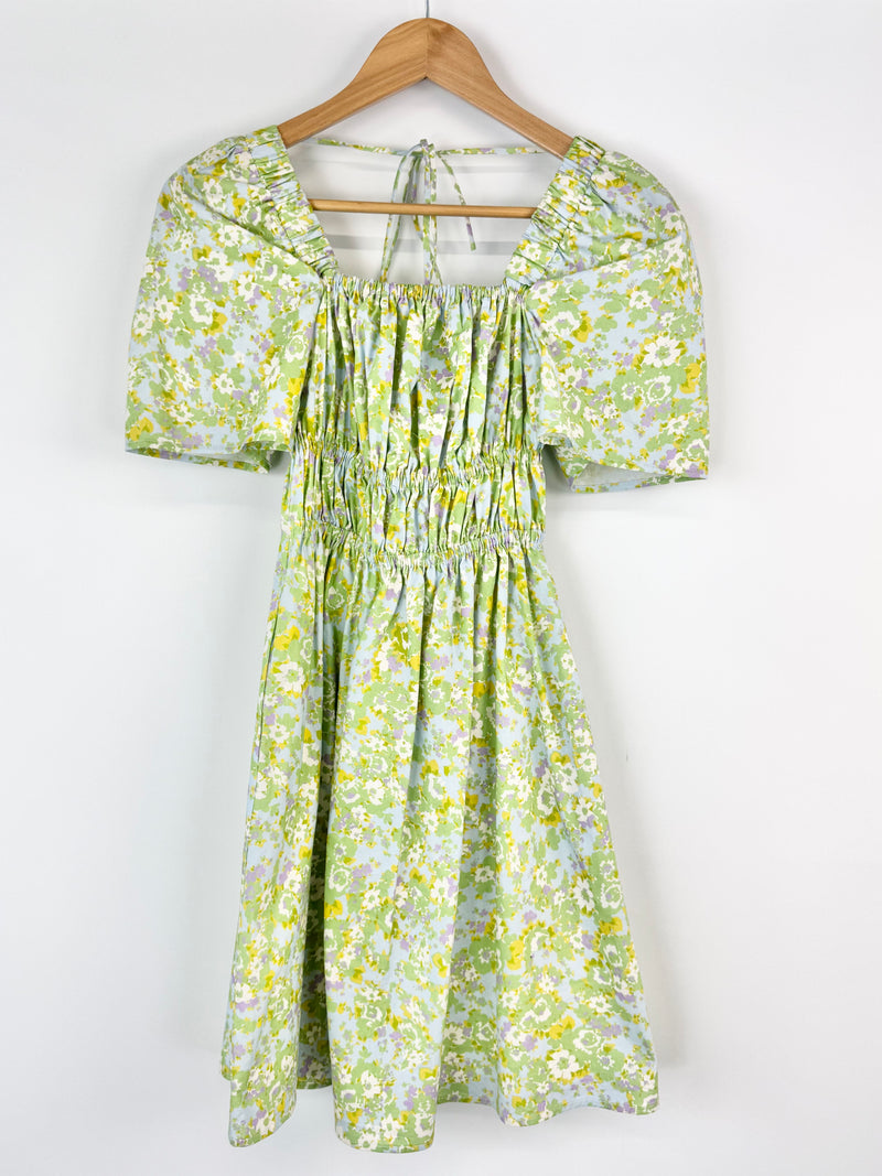 Incu Collection Blue & Green Summer Dress - AU4