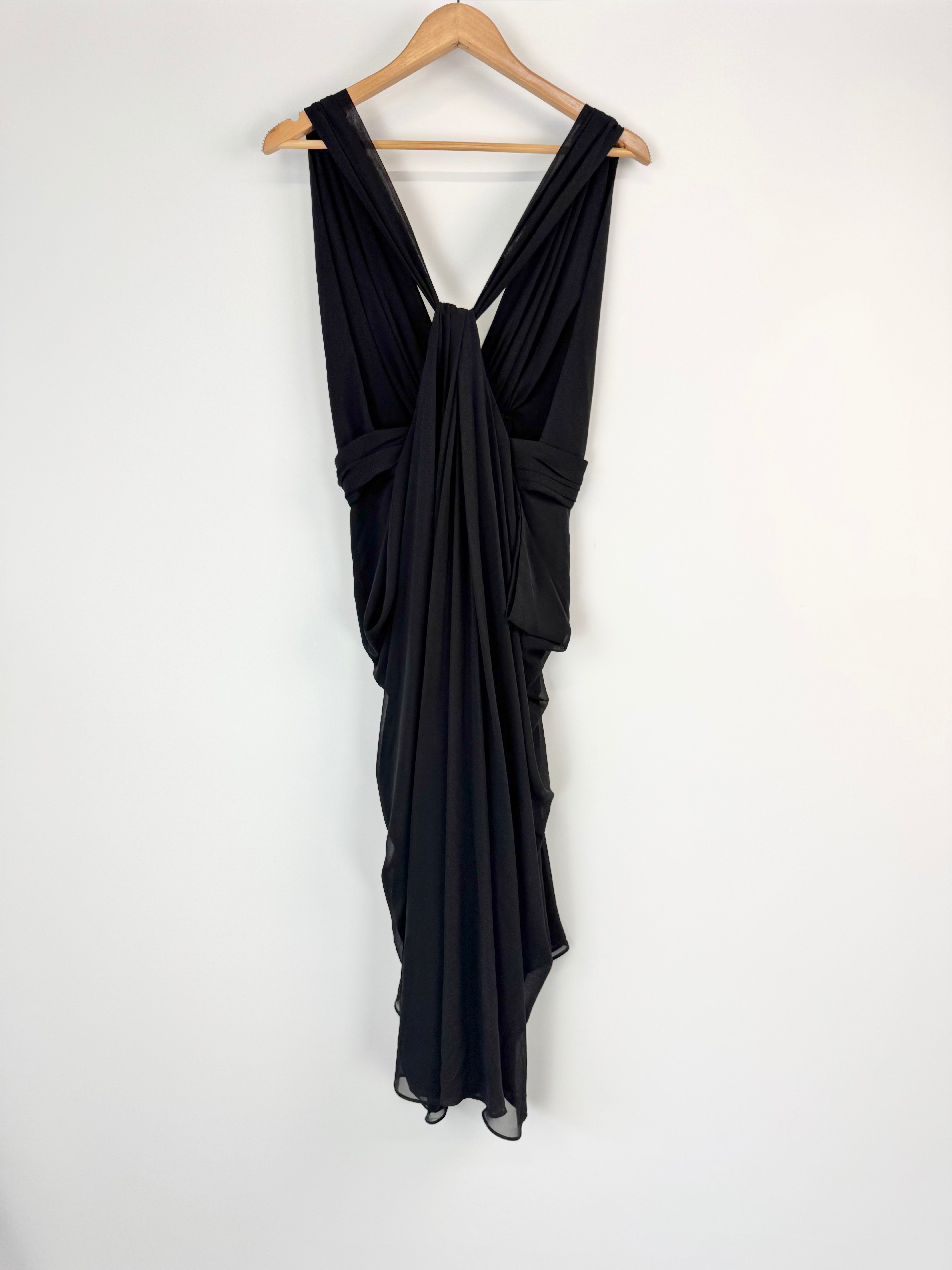 Carla Zampatti Black Cocktail Dress - AU8