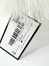 Runway Secrets Metallic Silver Fur Embellished Fleece Lined 'Fiona' Boots - EU36