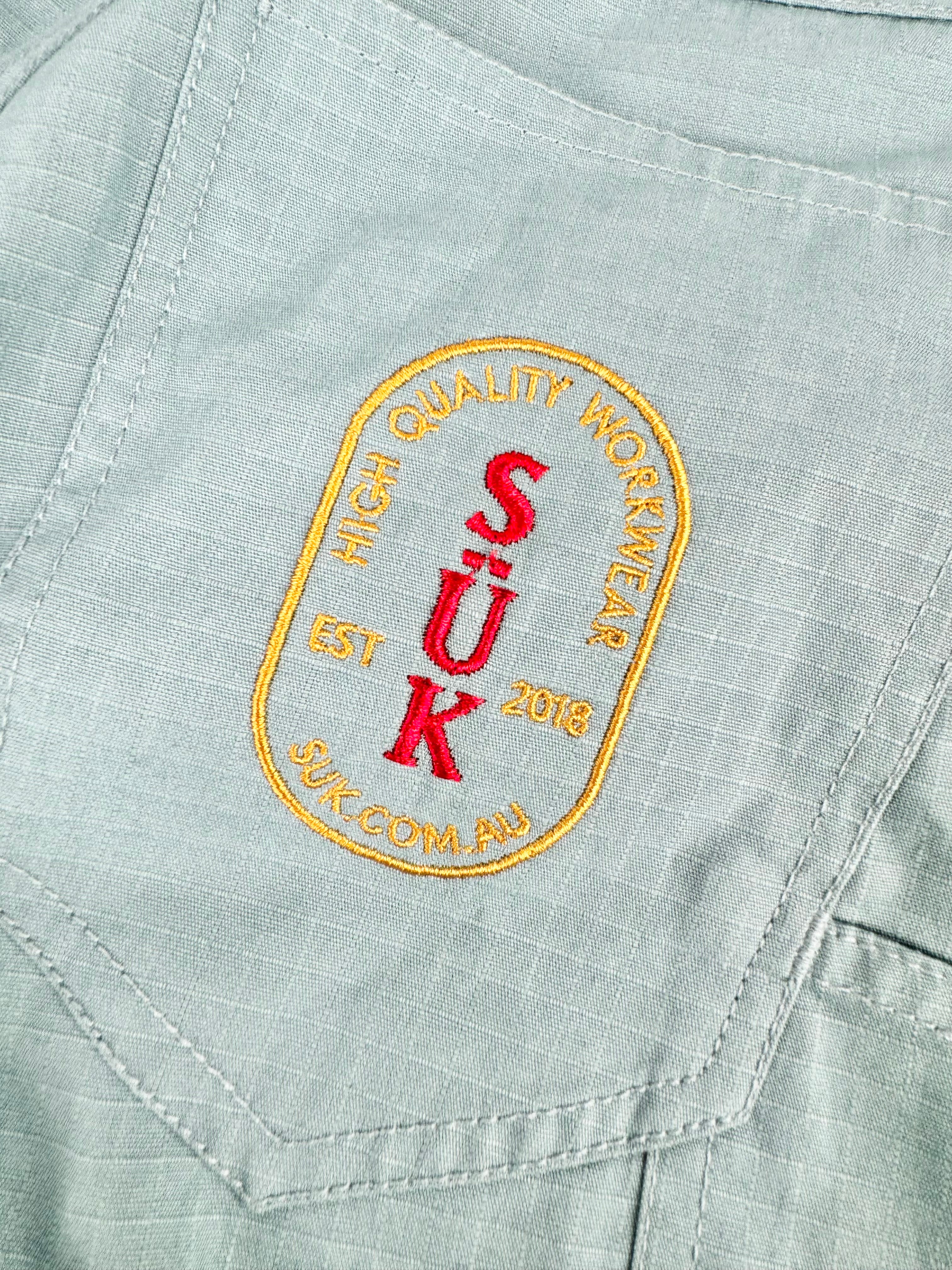 SÜK Workwear Light Blue Shorts NWT - AU6