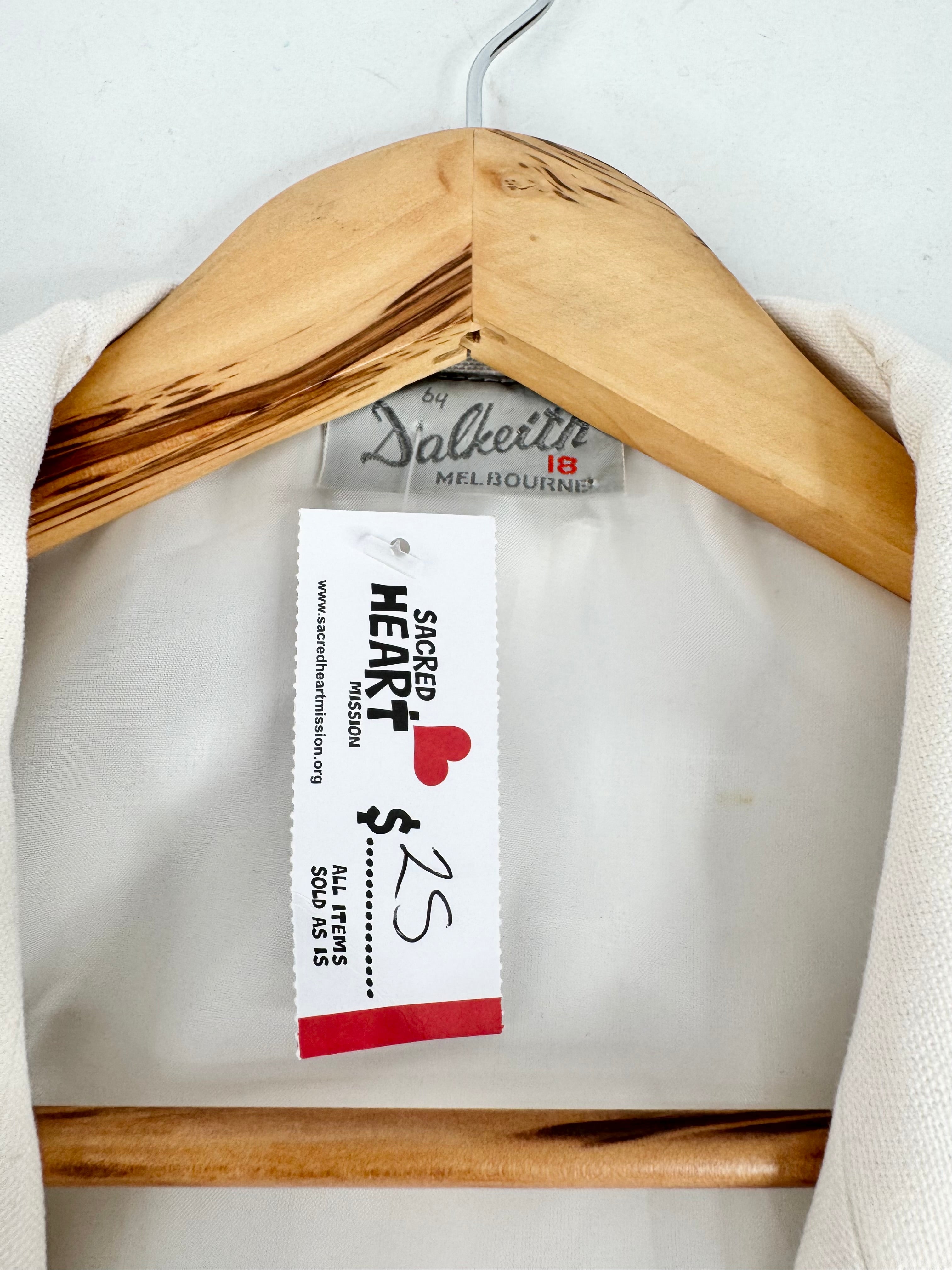 DALKEITH WHITE BLAZER - AU18