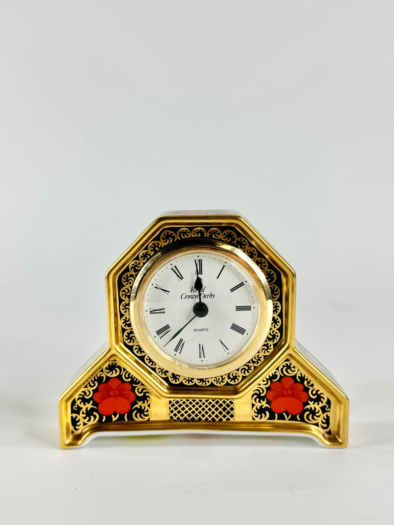 Royal Crown Derby 'Old Imari' Bone China Mantle Clock