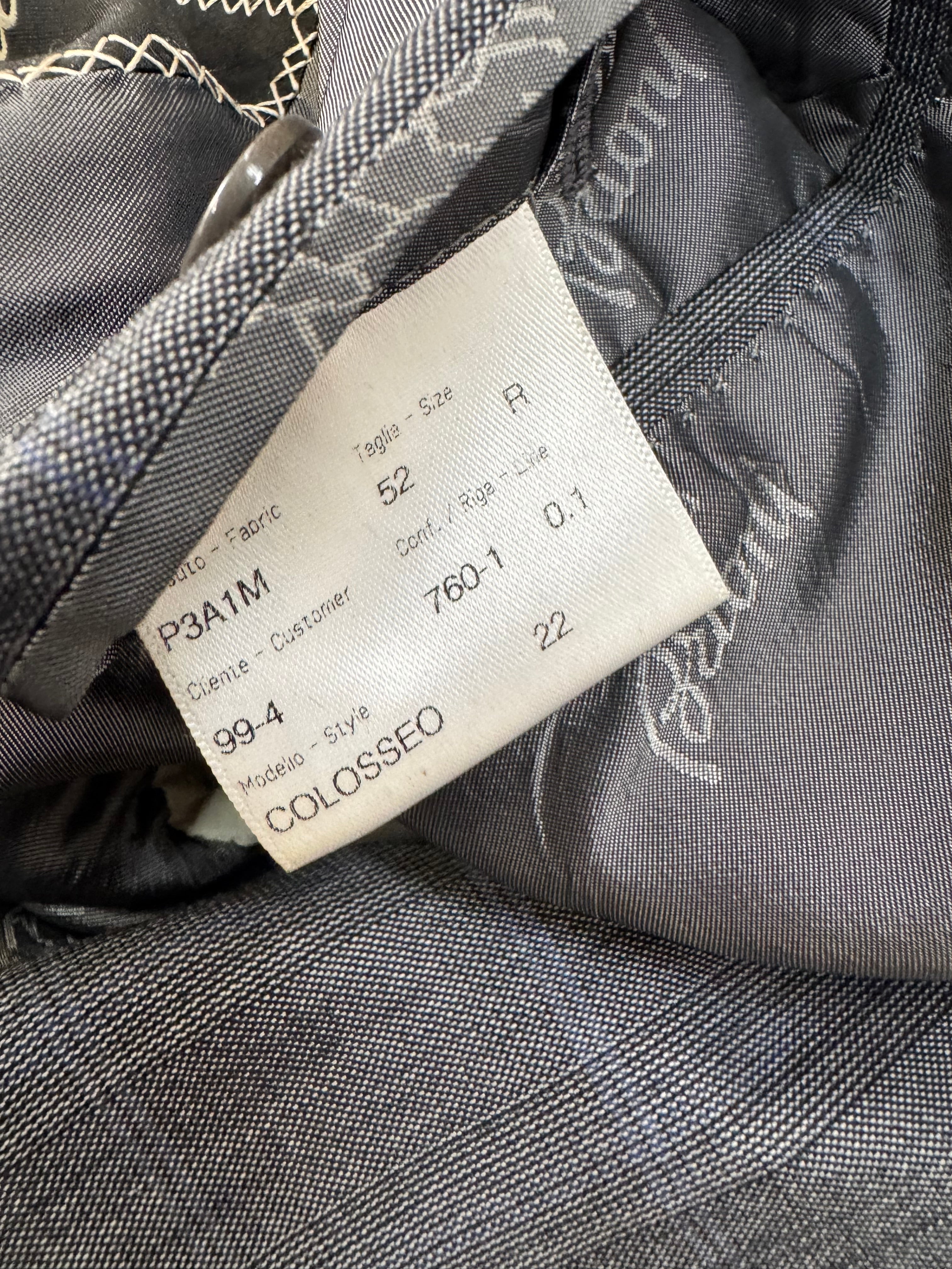 Brioni Grey Super 180 Wool Blazer & Waistcoat - 52R