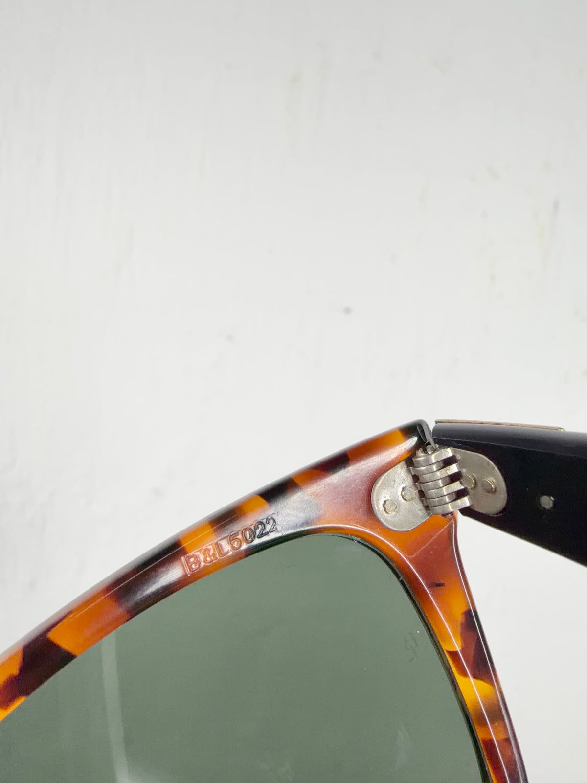 Vintage Bausch & Lomb Ray-Ban Tortoiseshell Wayfarer Sunglasses