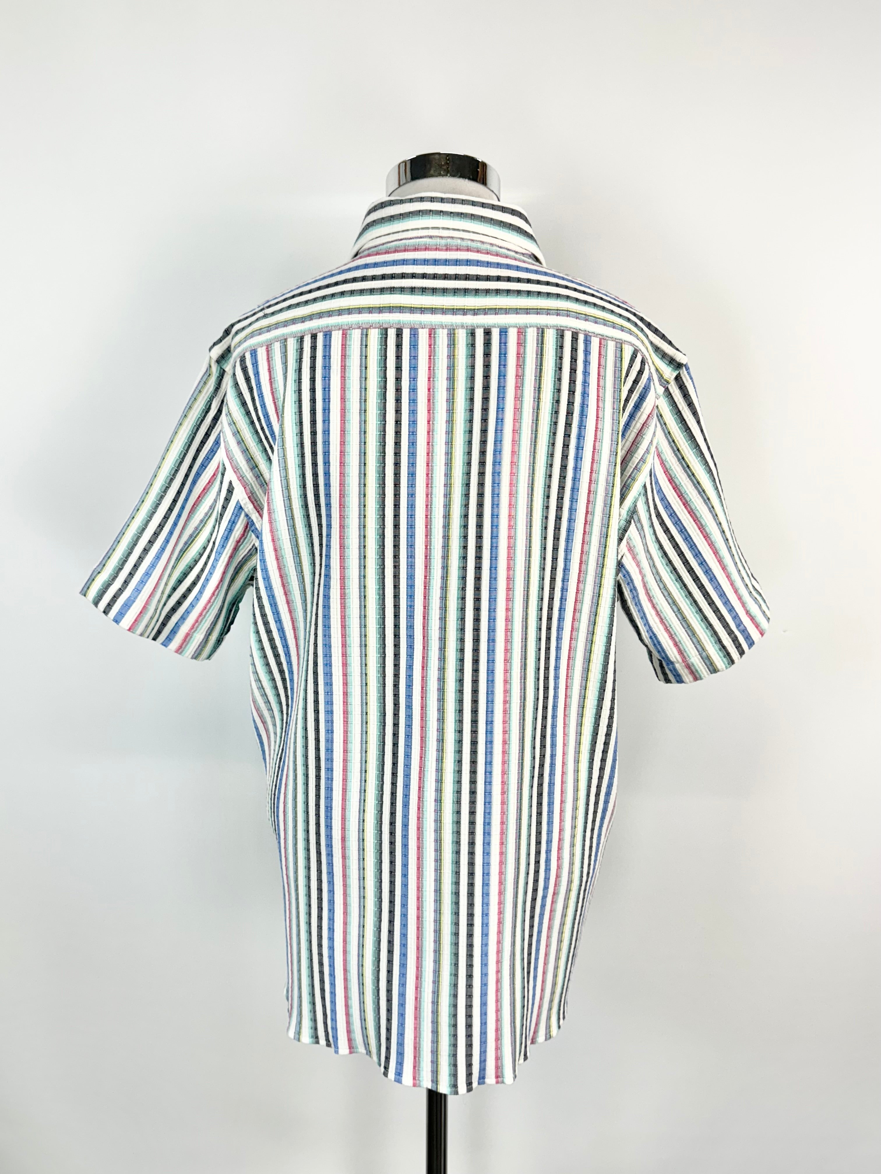 Scotch & Soda Ice Cream Stripe Cotton Shirt NWT - XXL