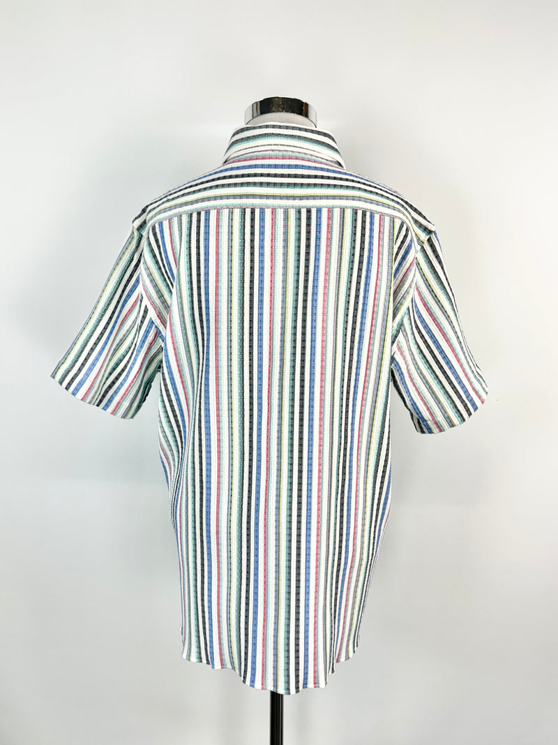 Scotch & Soda Ice Cream Stripe Cotton Shirt NWT - XXL