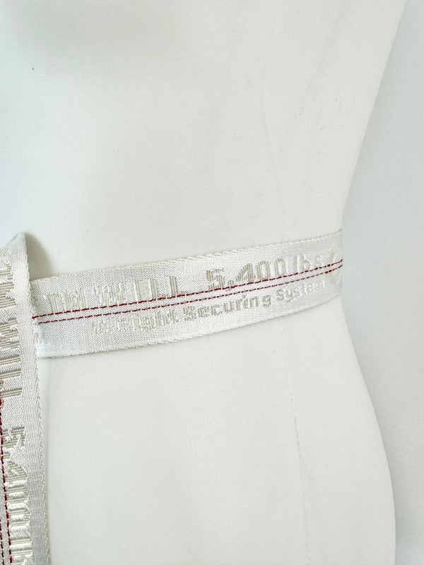 Off-White White & Red Industrial XL Belt