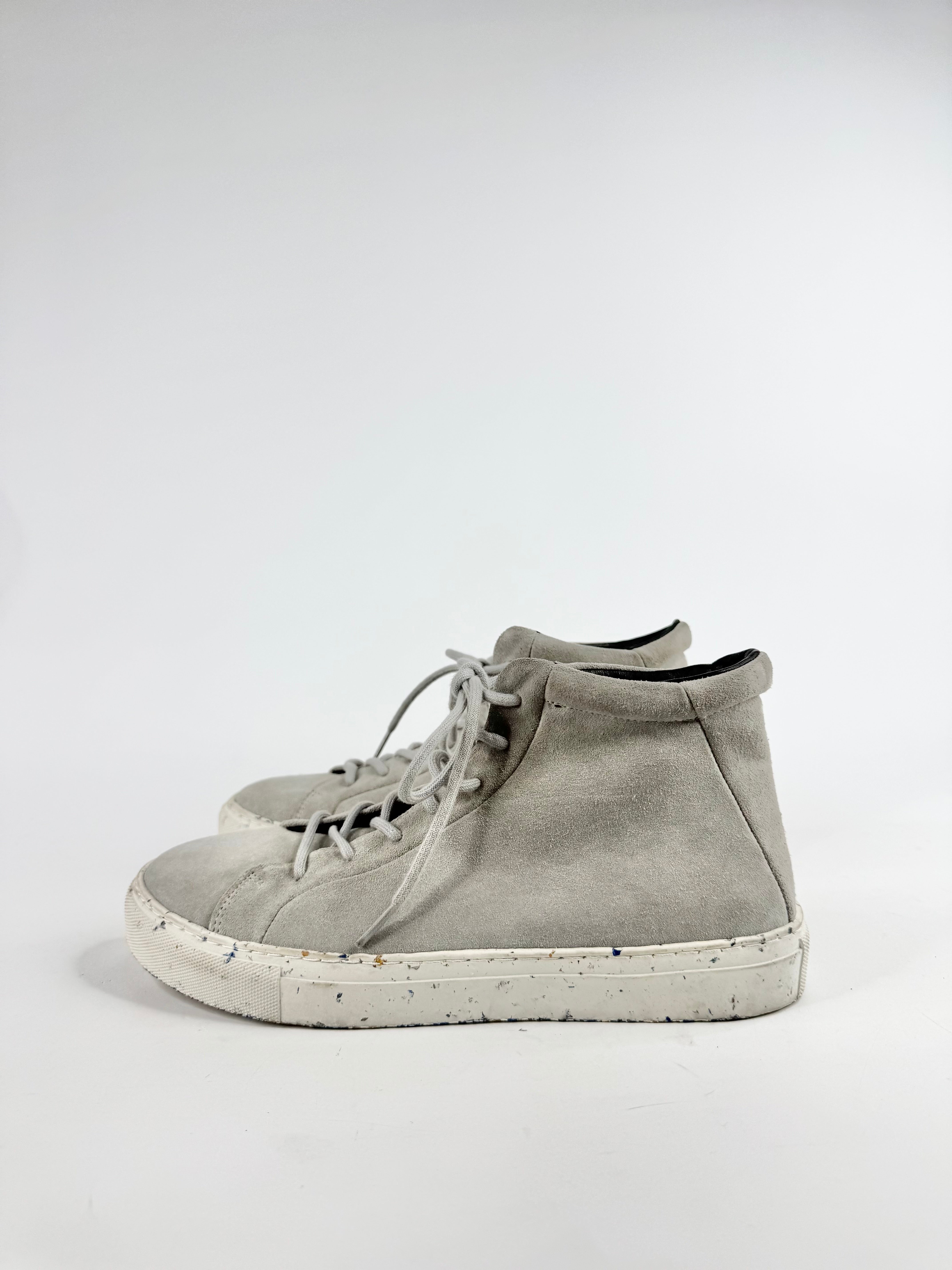 Royal Republiq Grey Suede Lace Up High Tops - EU40