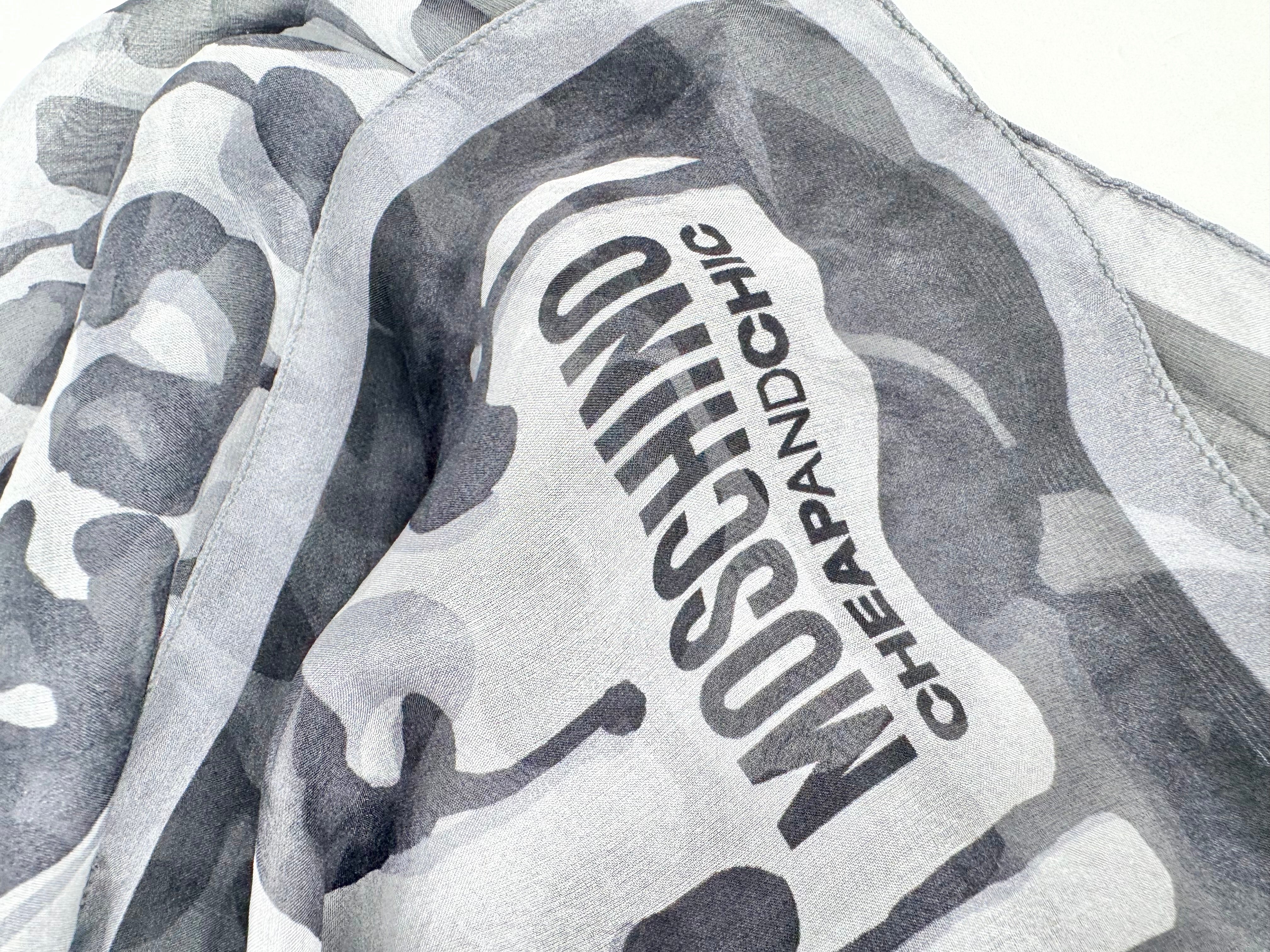 Moschino Cheap & Chic Large Silk Multicolour Scarf