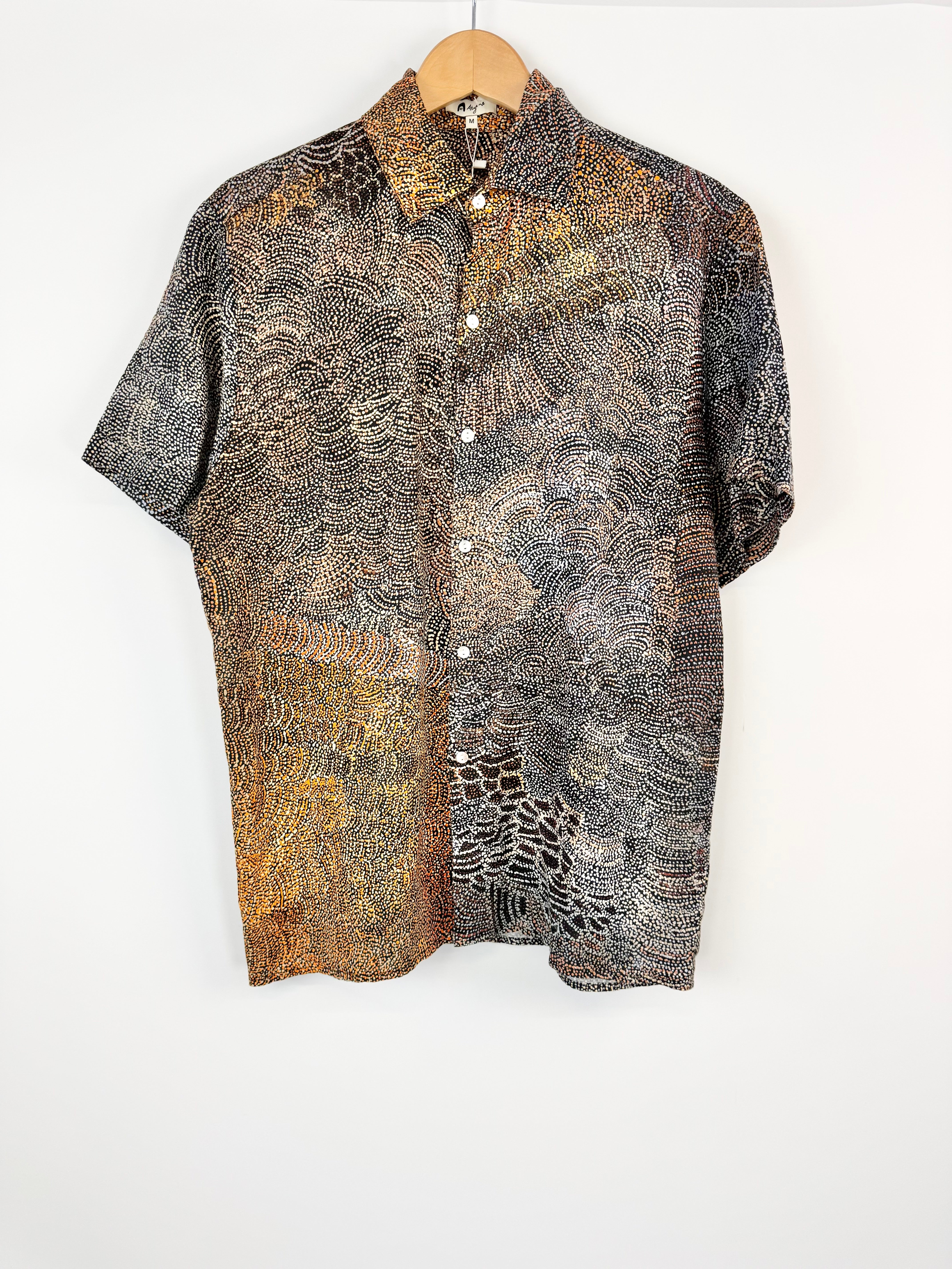 MFW Atyene ‘Arnkerrth’ by Margaret Knwarray Linen Shirt NWT - M