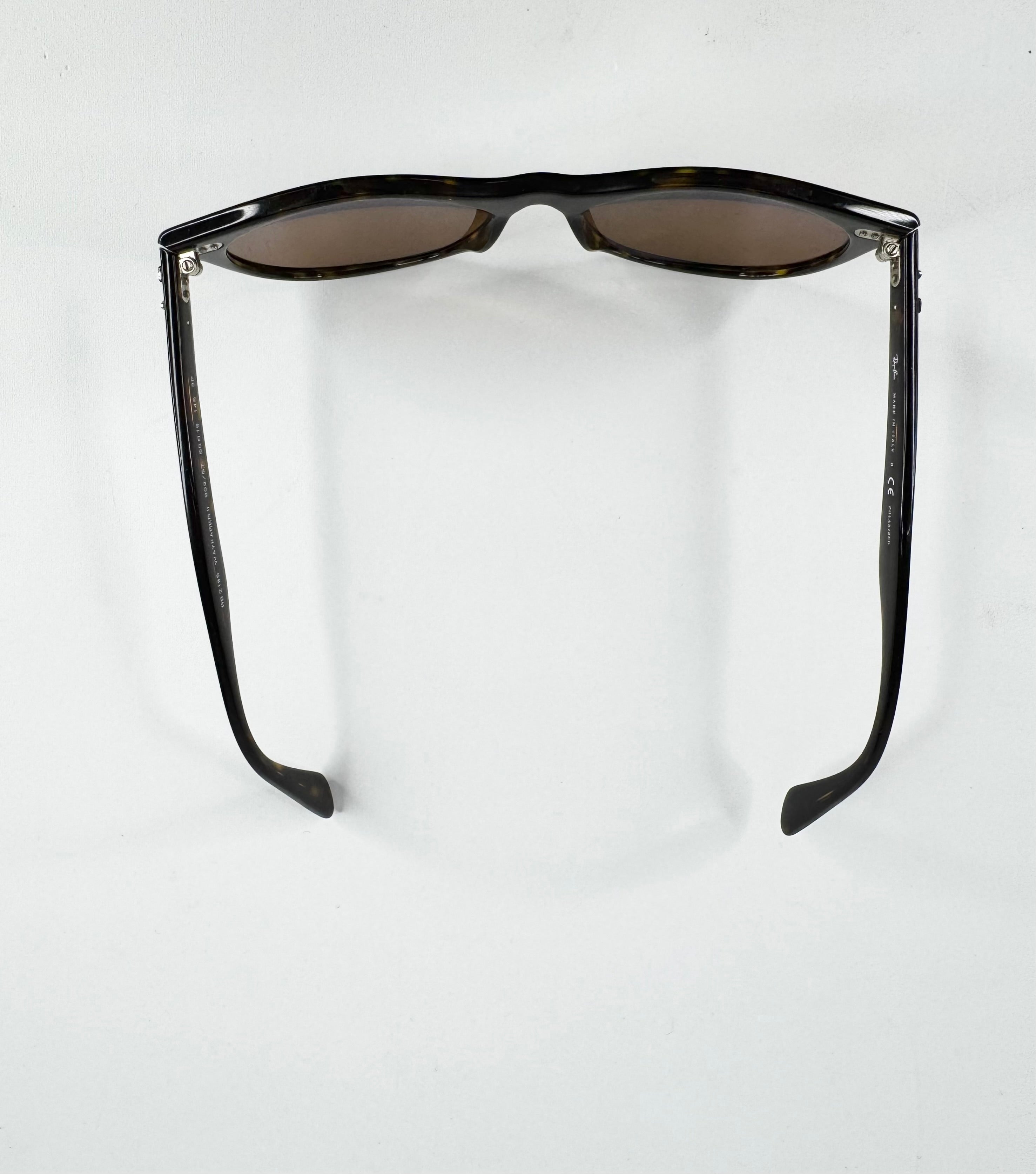 Ray Ban Tortoiseshell on Gold 'Clubmaster' Sunglasses