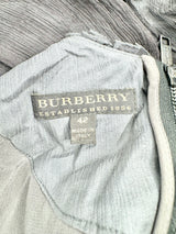 Vintage Burberry Grey Silk BabyDoll Dress - AU10