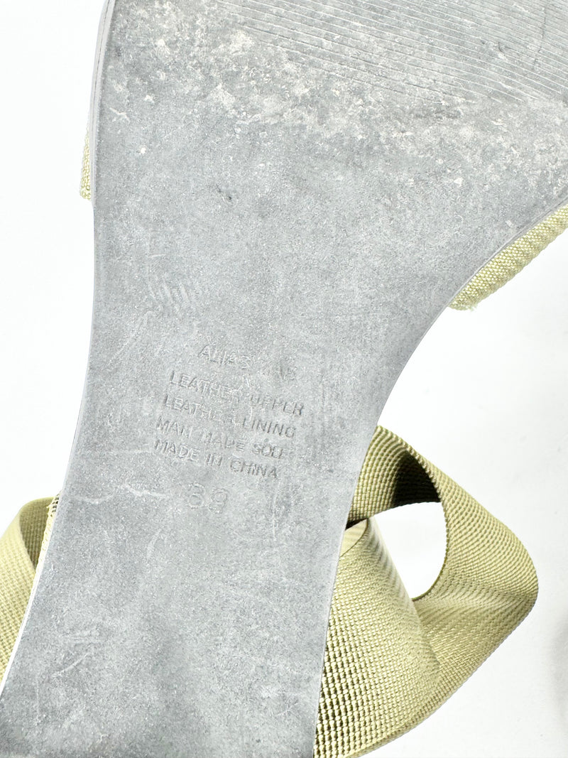 Alias Mae Olive Green Industrial Strap Heels - EU39