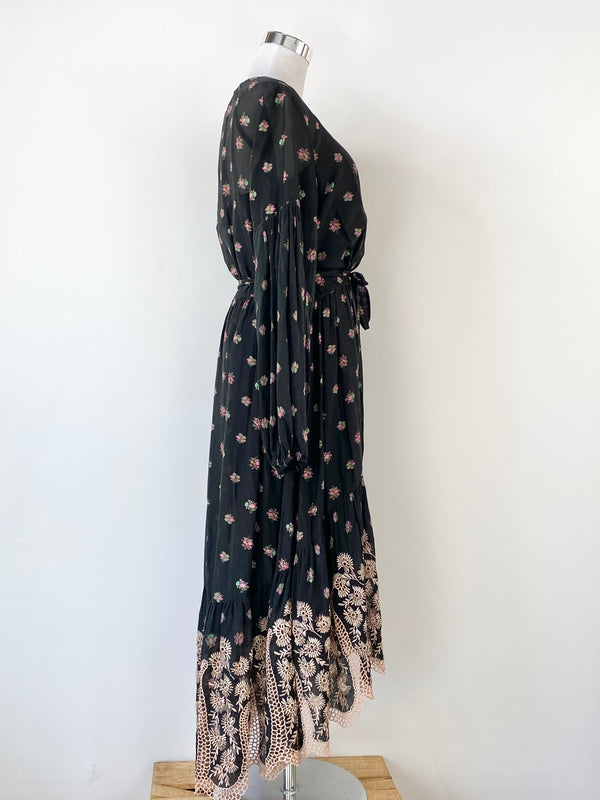 Luxe Deluxe Summerbreeze Back Floral Midi Dress NWT - AU10